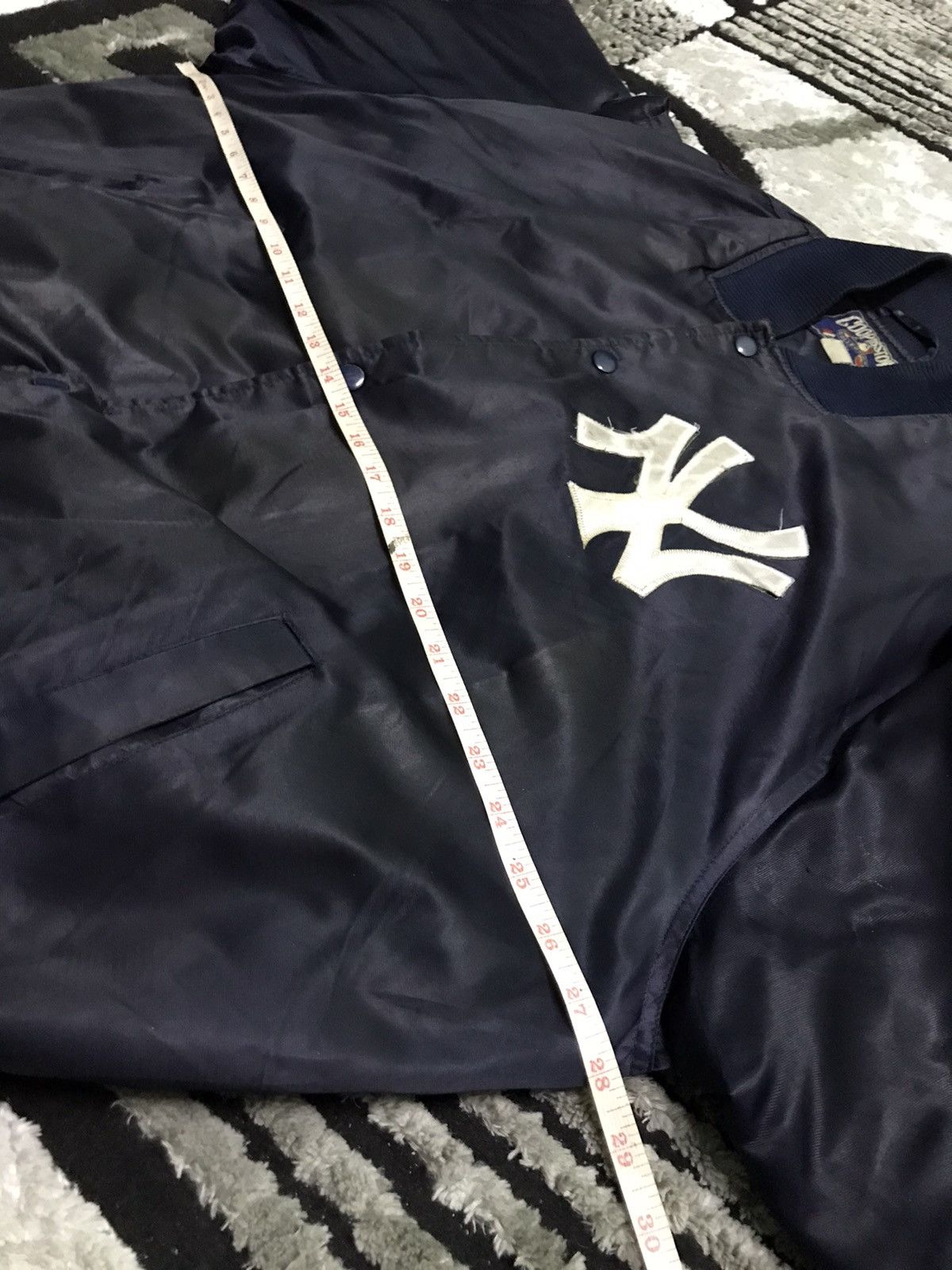 Majestic × New York Yankees Vtg New York Yankees baseball jacket Size US XL / EU 56 / 4 - 11 Thumbnail