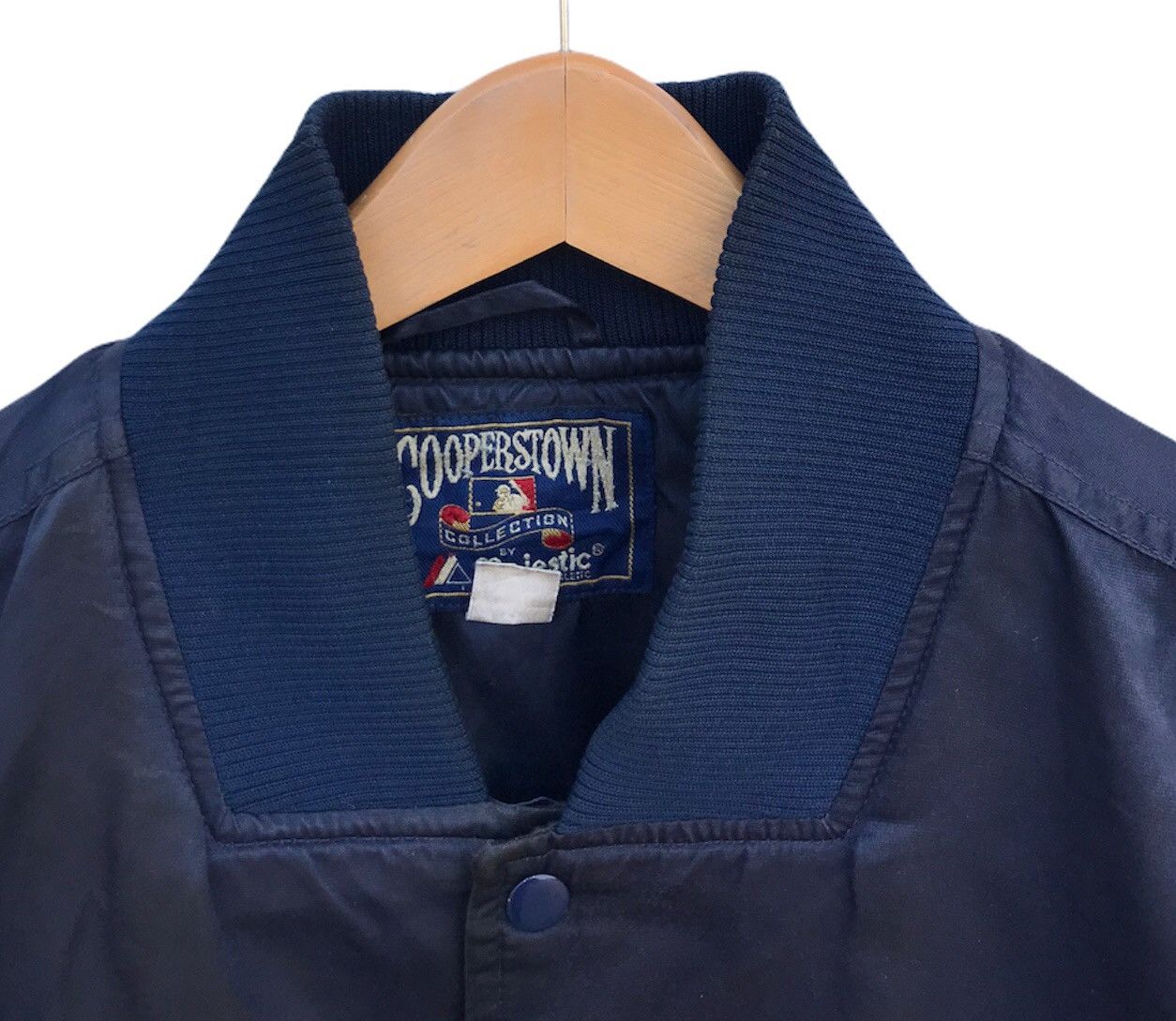 Majestic × New York Yankees Vtg New York Yankees baseball jacket Size US XL / EU 56 / 4 - 3 Thumbnail