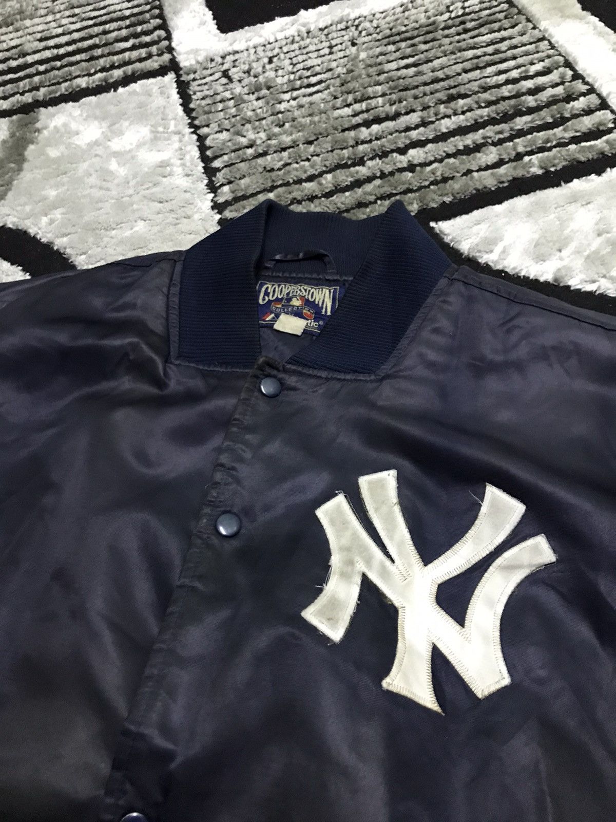 Majestic × New York Yankees Vtg New York Yankees baseball jacket Size US XL / EU 56 / 4 - 10 Thumbnail