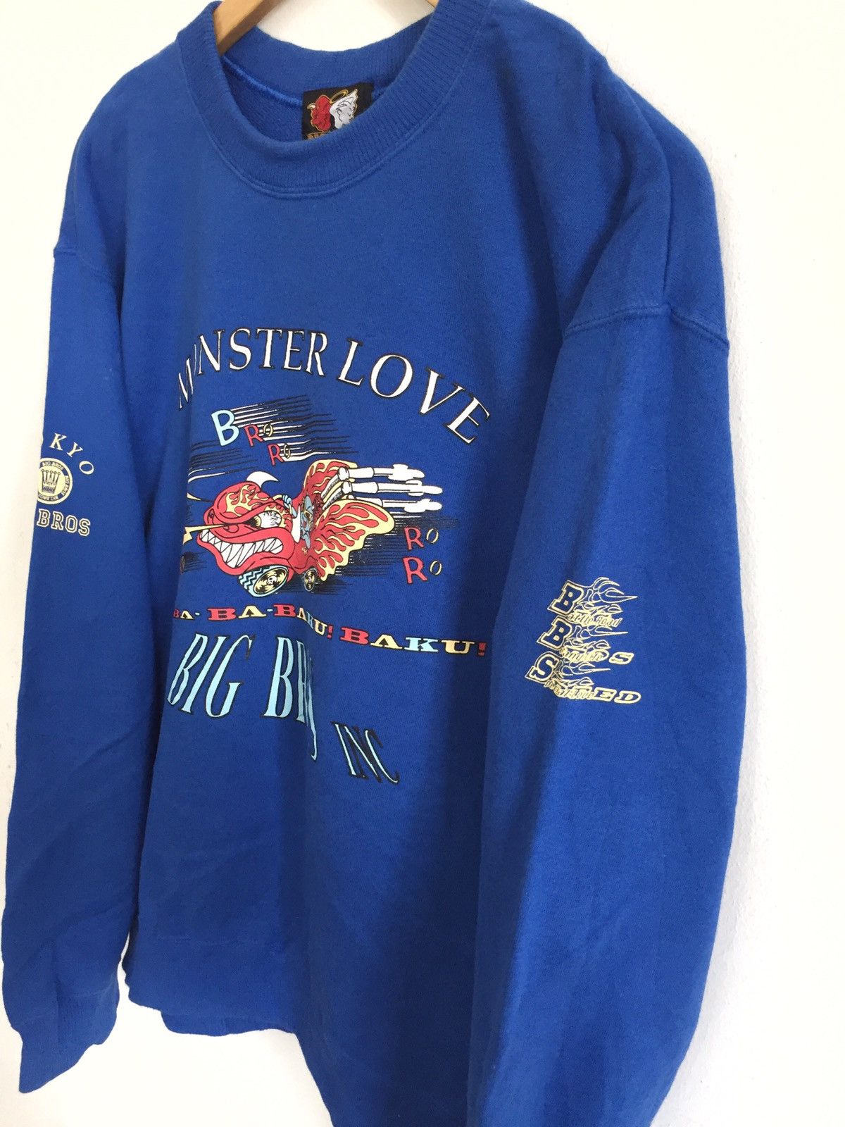 Japanese Brand HEAT🔥Vintage Big Bros 🇯🇵 Tedman Cafe Racer Jumper Size US S / EU 44-46 / 1 - 1 Thumbnail