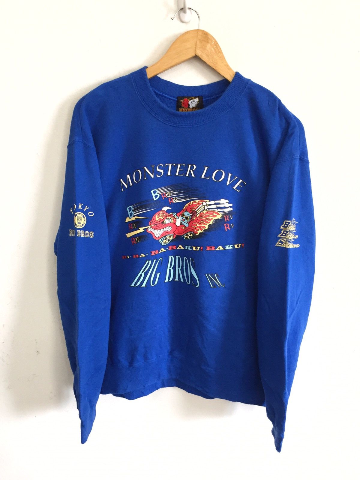 Japanese Brand HEAT🔥Vintage Big Bros 🇯🇵 Tedman Cafe Racer Jumper Size US S / EU 44-46 / 1 - 2 Thumbnail