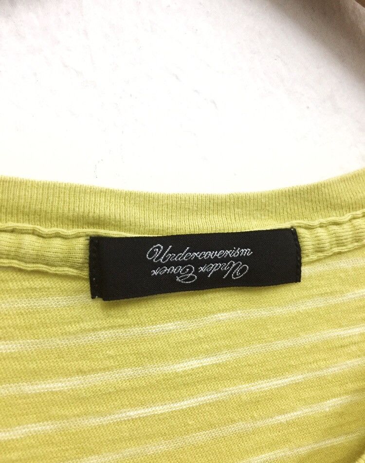 Jun Takahashi SS08 Undercoverism Royal Yellow Striped Shirt Size US L / EU 52-54 / 3 - 4 Thumbnail