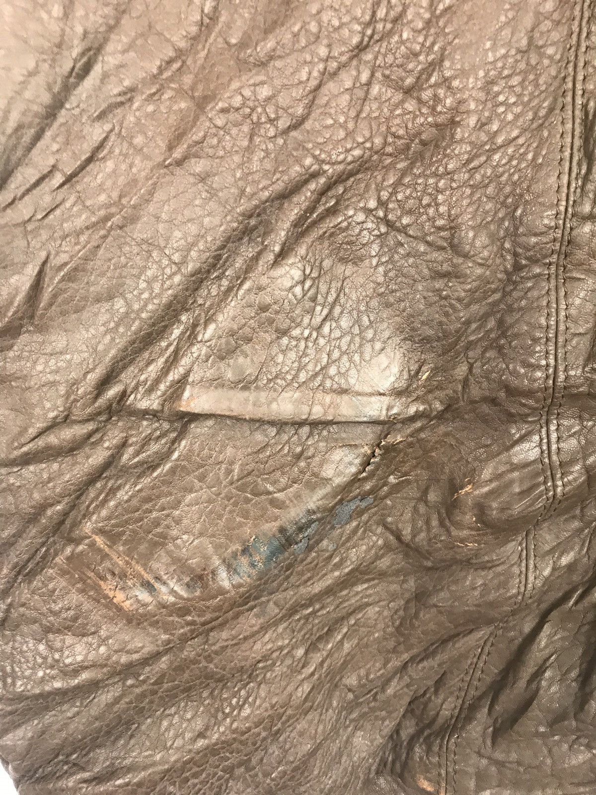 Japanese Brand Domelson Leather Jacket Classic Double Pocket Military Size US M / EU 48-50 / 2 - 13 Thumbnail
