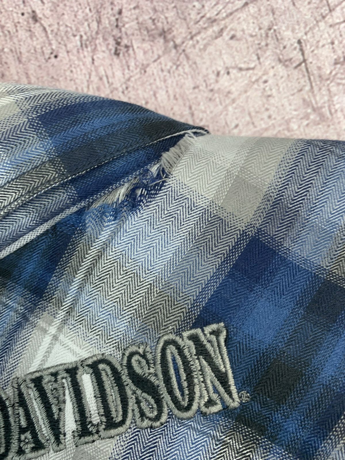 Harley Davidson × Vintage Vintage Harley Davidson Flannel Plaid Shirt Size US L / EU 52-54 / 3 - 3 Thumbnail