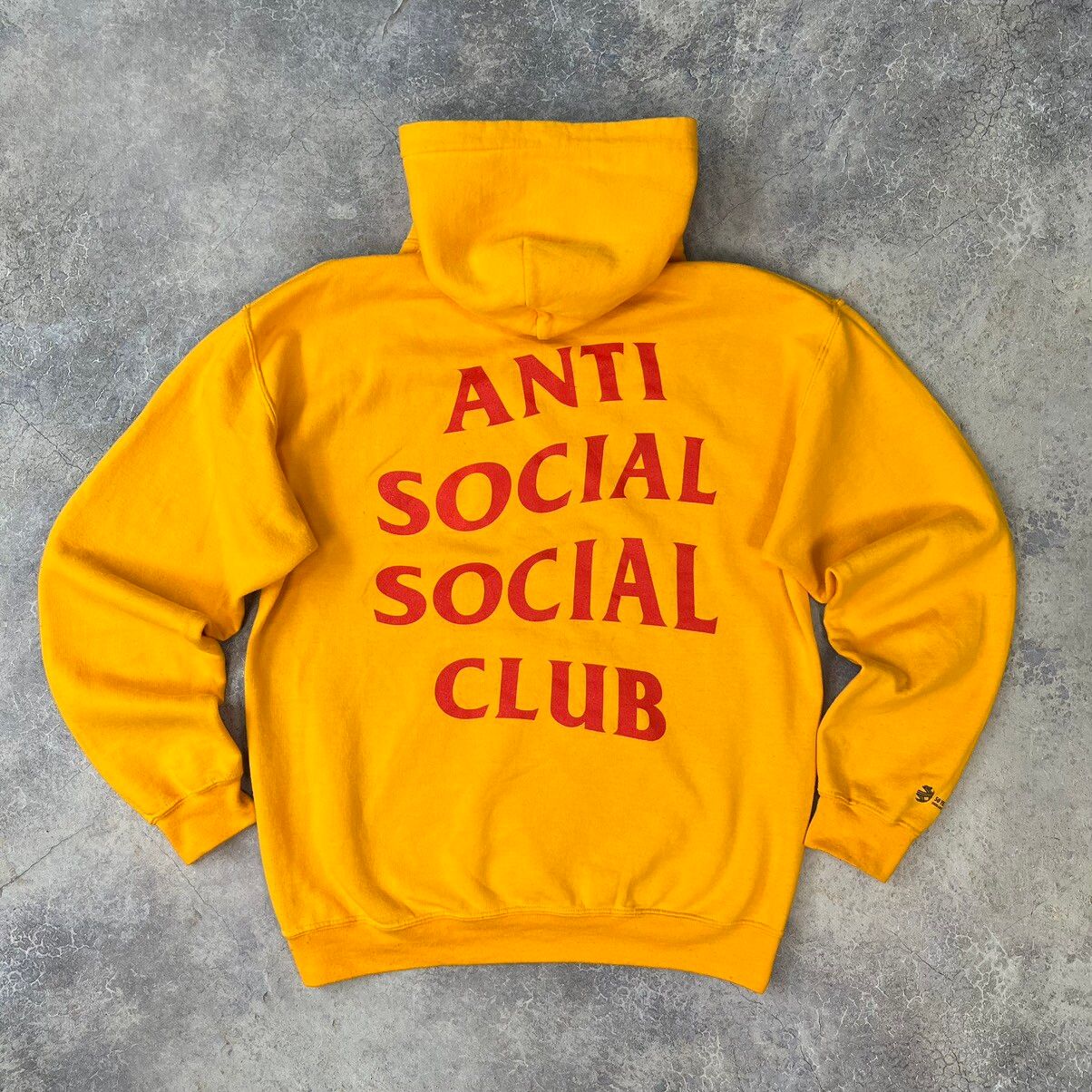 Rare ANTI SOCIAL SOCIAL CLUB x DHL HOODIE | Grailed