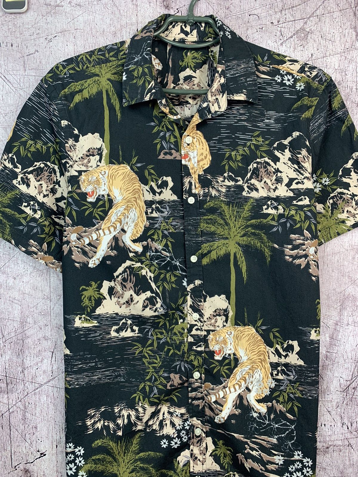 Other Vintage Art Tiger Hawaiian Shirt Size US L / EU 52-54 / 3 - 2 Thumbnail