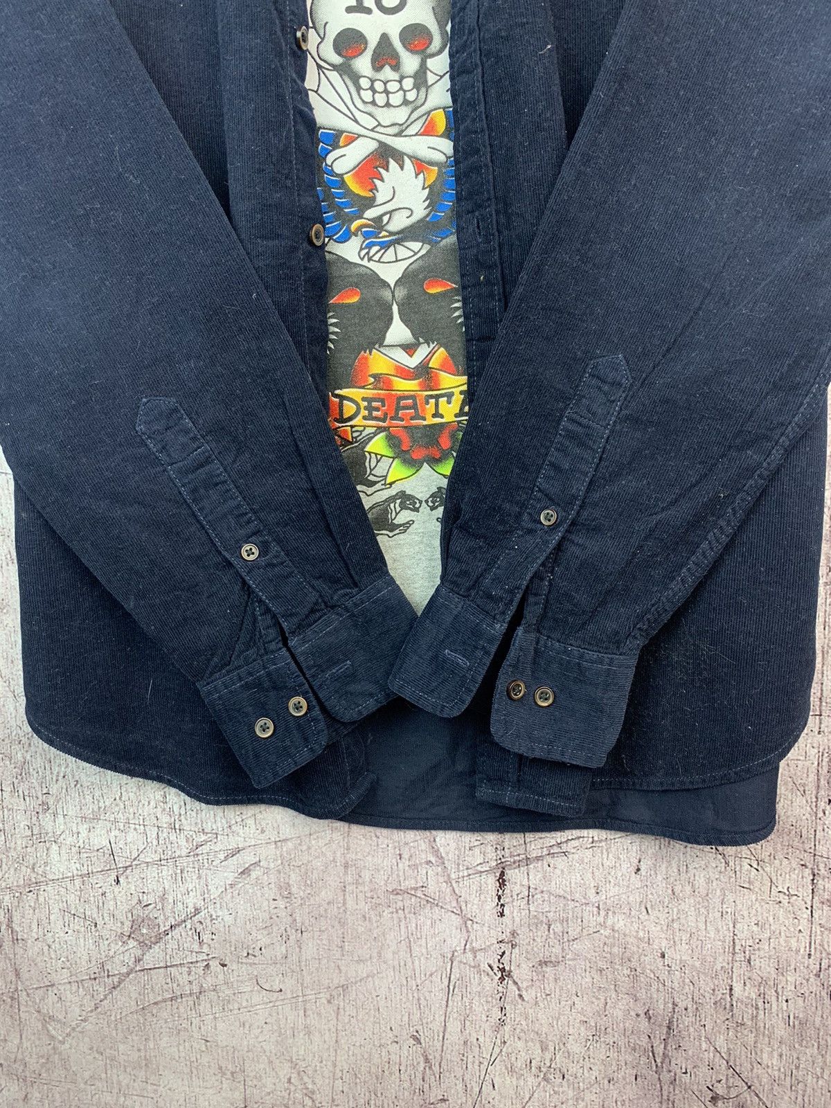 Flannel × Vintage Vintage Corduroy Flannel Travis Style Size US M / EU 48-50 / 2 - 2 Thumbnail