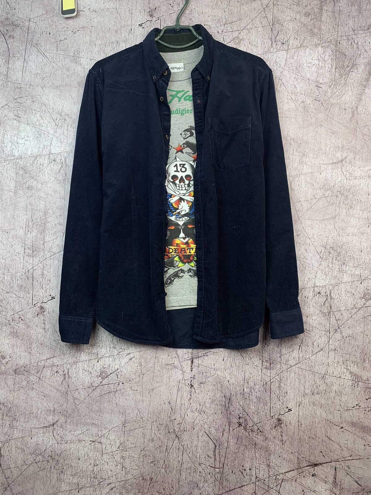 Flannel × Vintage Vintage Corduroy Flannel Travis Style Size US M / EU 48-50 / 2 - 1 Thumbnail