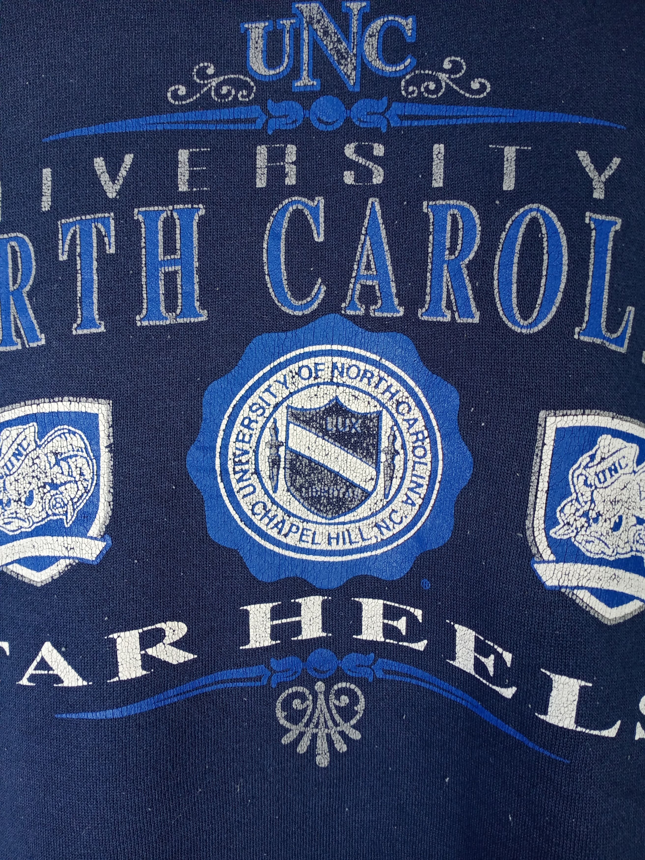 Other Rare Vintage 80s University Of North Carolina Sweatshirt Size US L / EU 52-54 / 3 - 7 Thumbnail