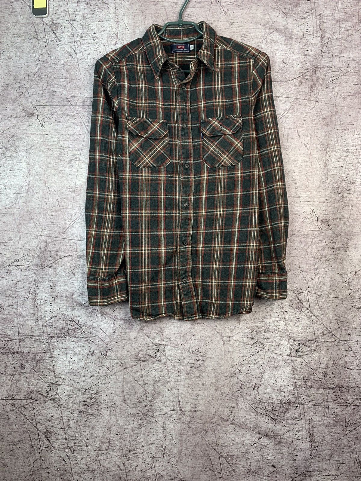 Edwin × Flannel × Vintage Vintage Edwin Flannel Plaid Shirt Size US S / EU 44-46 / 1 - 1 Thumbnail