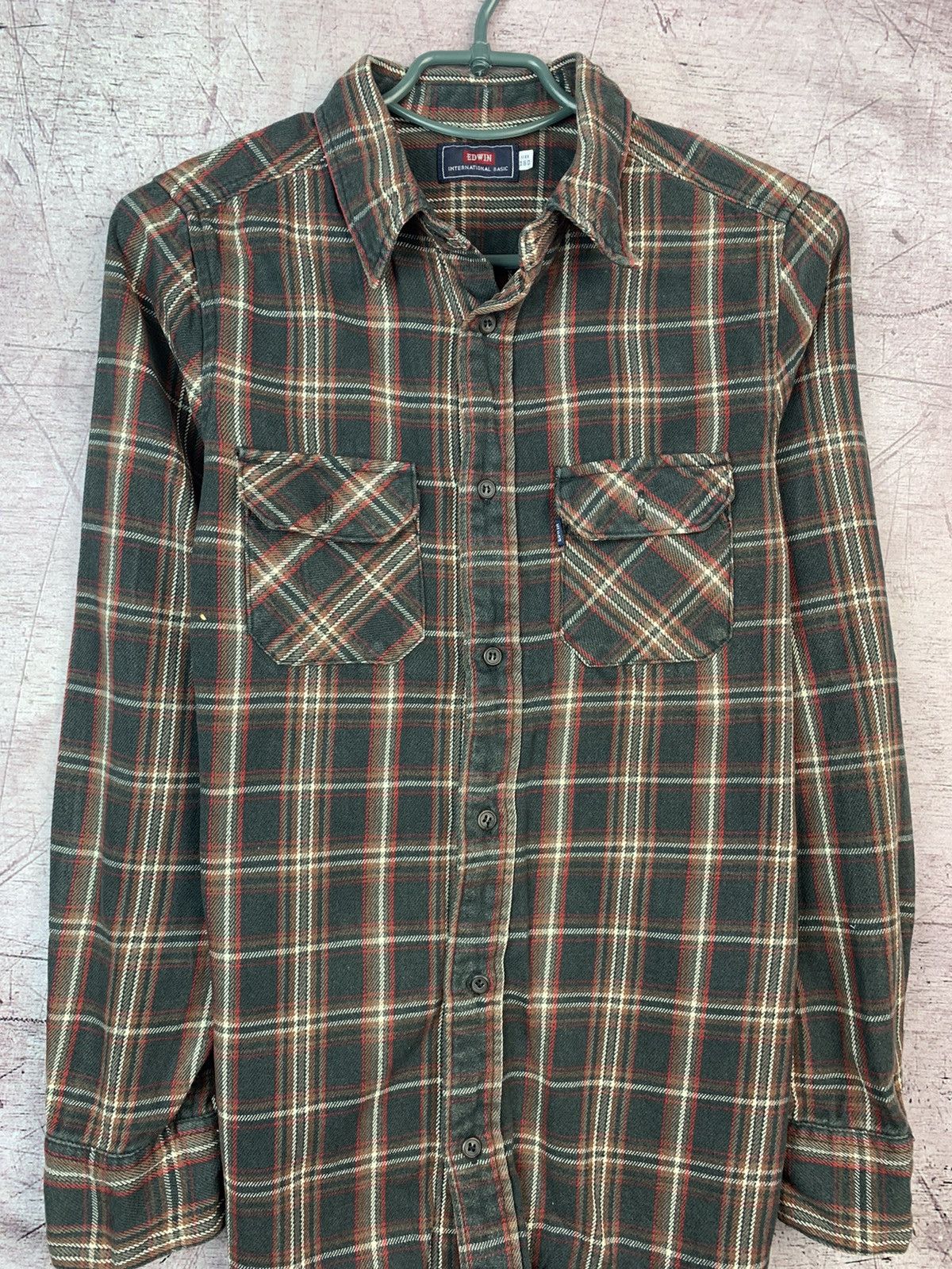 Edwin × Flannel × Vintage Vintage Edwin Flannel Plaid Shirt Size US S / EU 44-46 / 1 - 2 Thumbnail