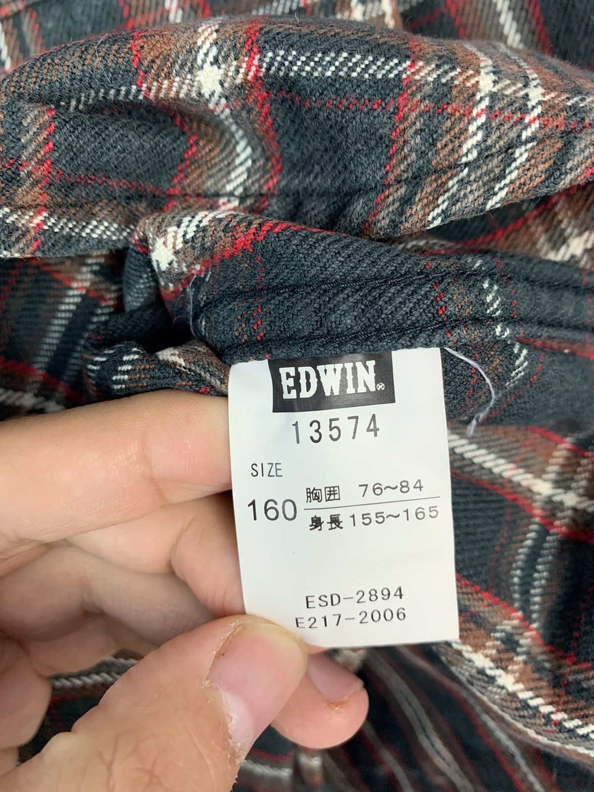 Edwin × Flannel × Vintage Vintage Edwin Flannel Plaid Shirt Size US S / EU 44-46 / 1 - 7 Thumbnail