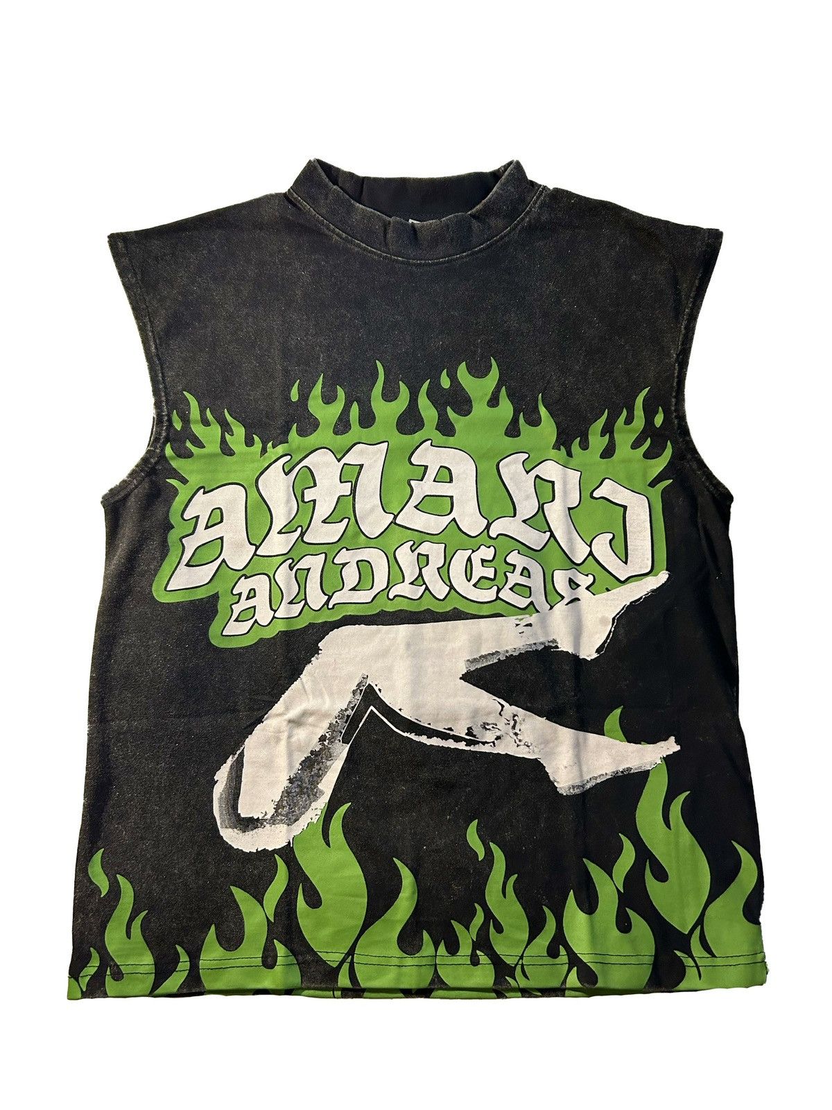 image of Amari Andreas ‘Slime’ Tee in Green, Men's (Size Medium)