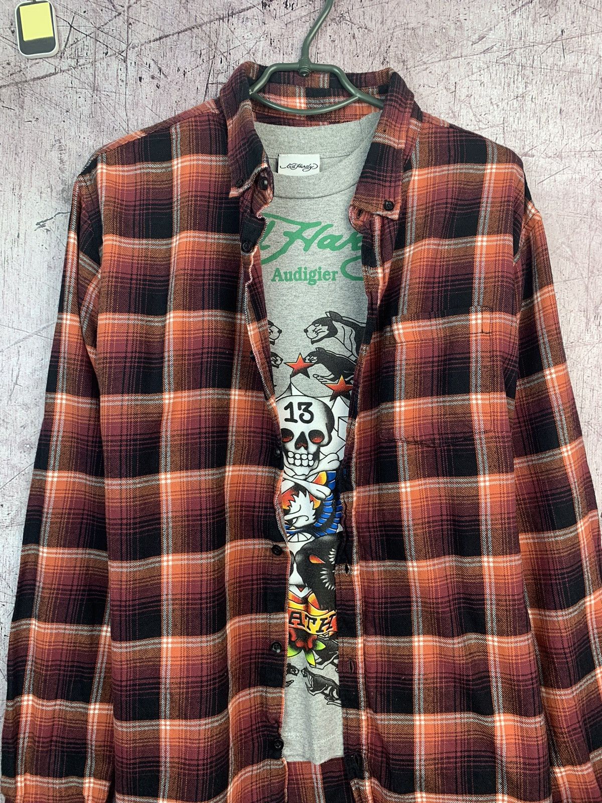 Flannel × Vintage Vintage Flannel Travis Style Plaid Shirt Size US M / EU 48-50 / 2 - 4 Thumbnail