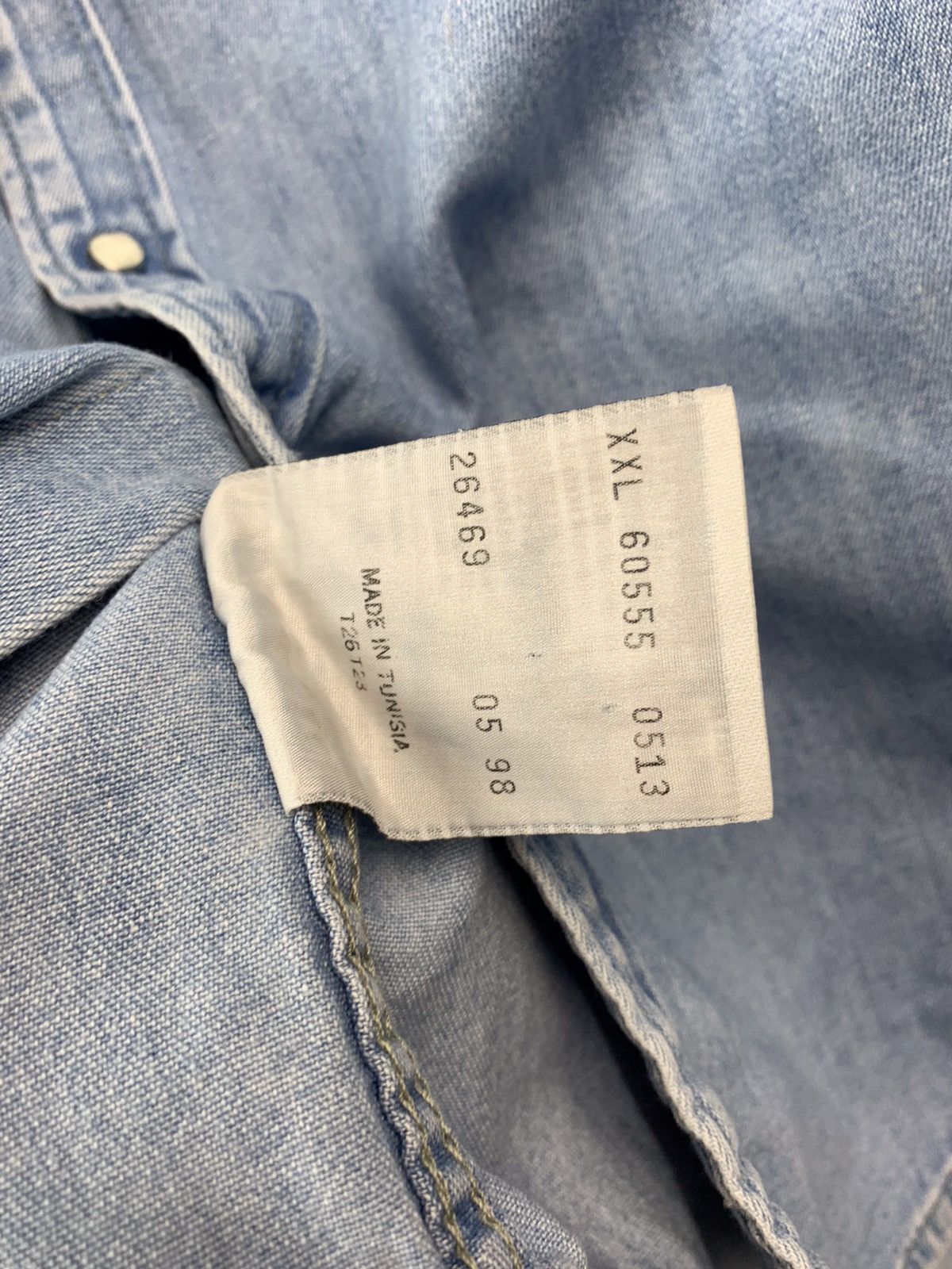 Levi's × Levi's Vintage Clothing Vintage Levis Denim Jeans Shirt Size US XXL / EU 58 / 5 - 6 Thumbnail