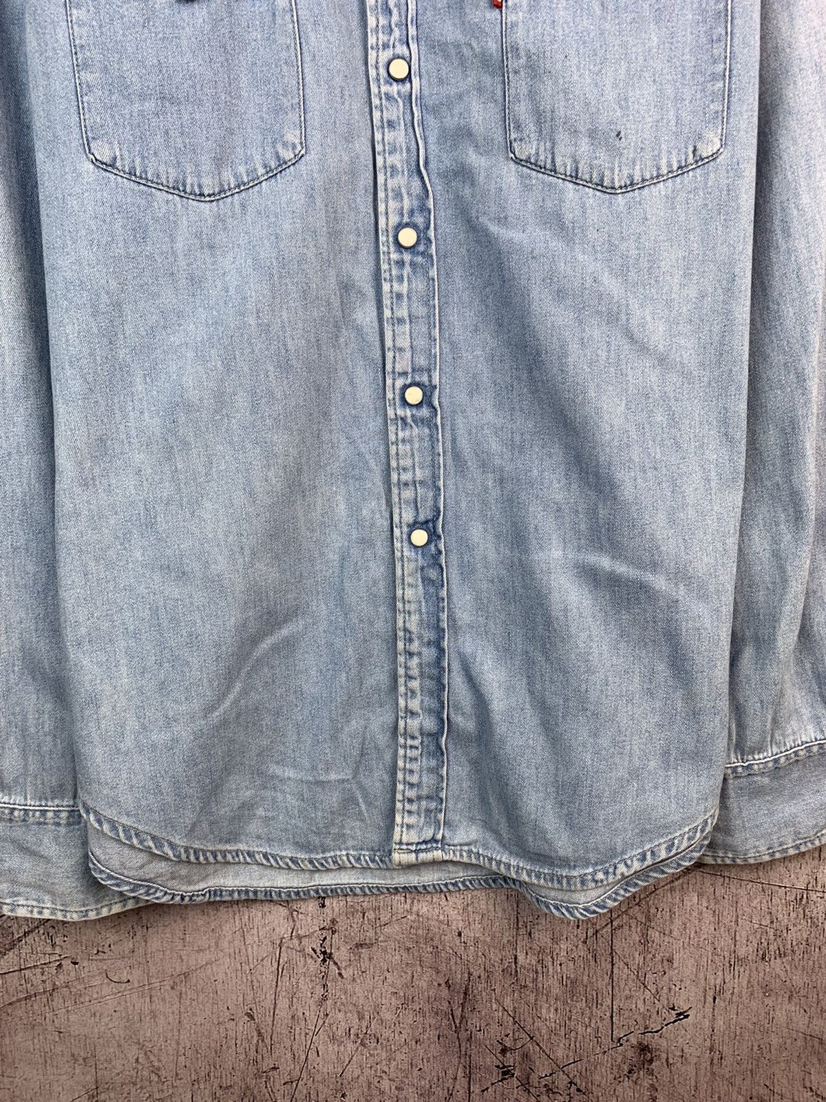 Levi's × Levi's Vintage Clothing Vintage Levis Denim Jeans Shirt Size US XXL / EU 58 / 5 - 3 Thumbnail