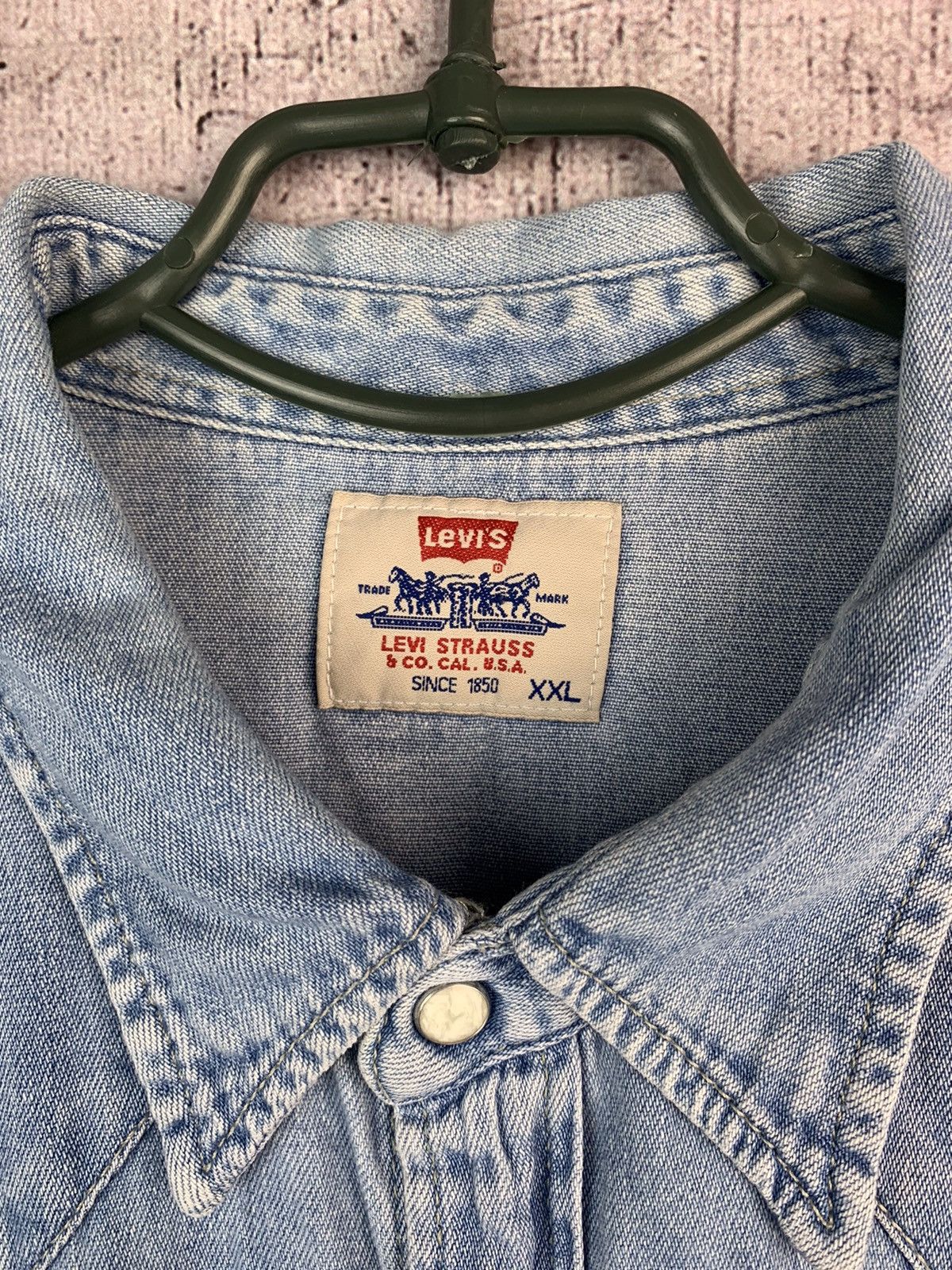 Levi's × Levi's Vintage Clothing Vintage Levis Denim Jeans Shirt Size US XXL / EU 58 / 5 - 7 Thumbnail
