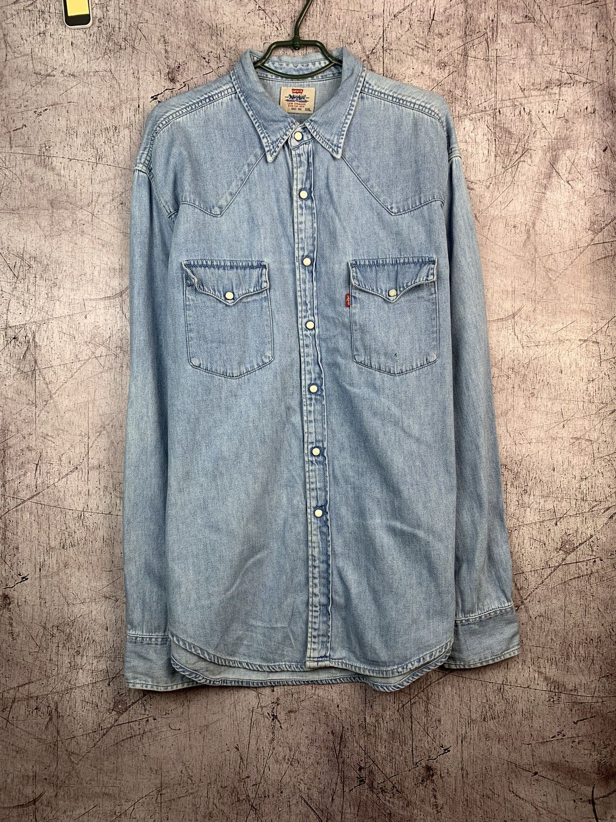 Levi's × Levi's Vintage Clothing Vintage Levis Denim Jeans Shirt Size US XXL / EU 58 / 5 - 1 Thumbnail