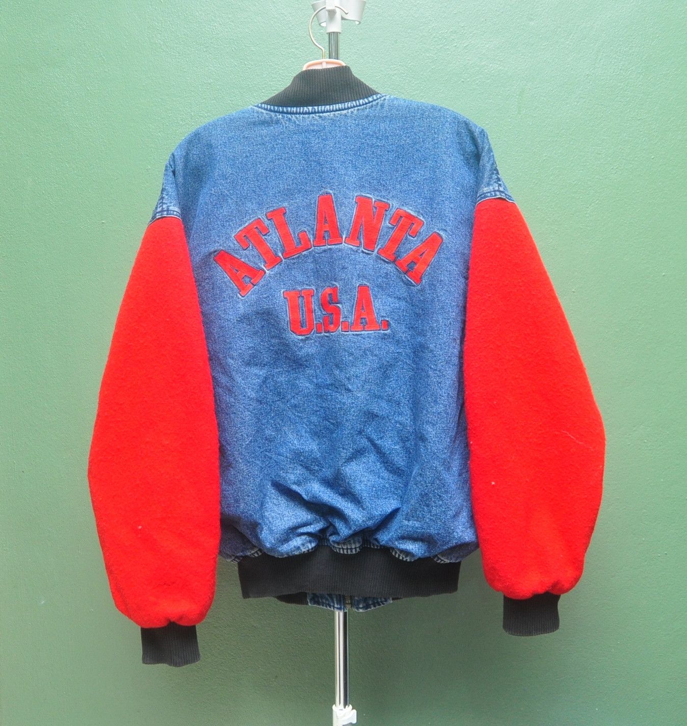 Japanese Brand × Vintage Vintage Atlanta USA Tone Colour Varsity Travis Scott Style Size US L / EU 52-54 / 3 - 1 Thumbnail