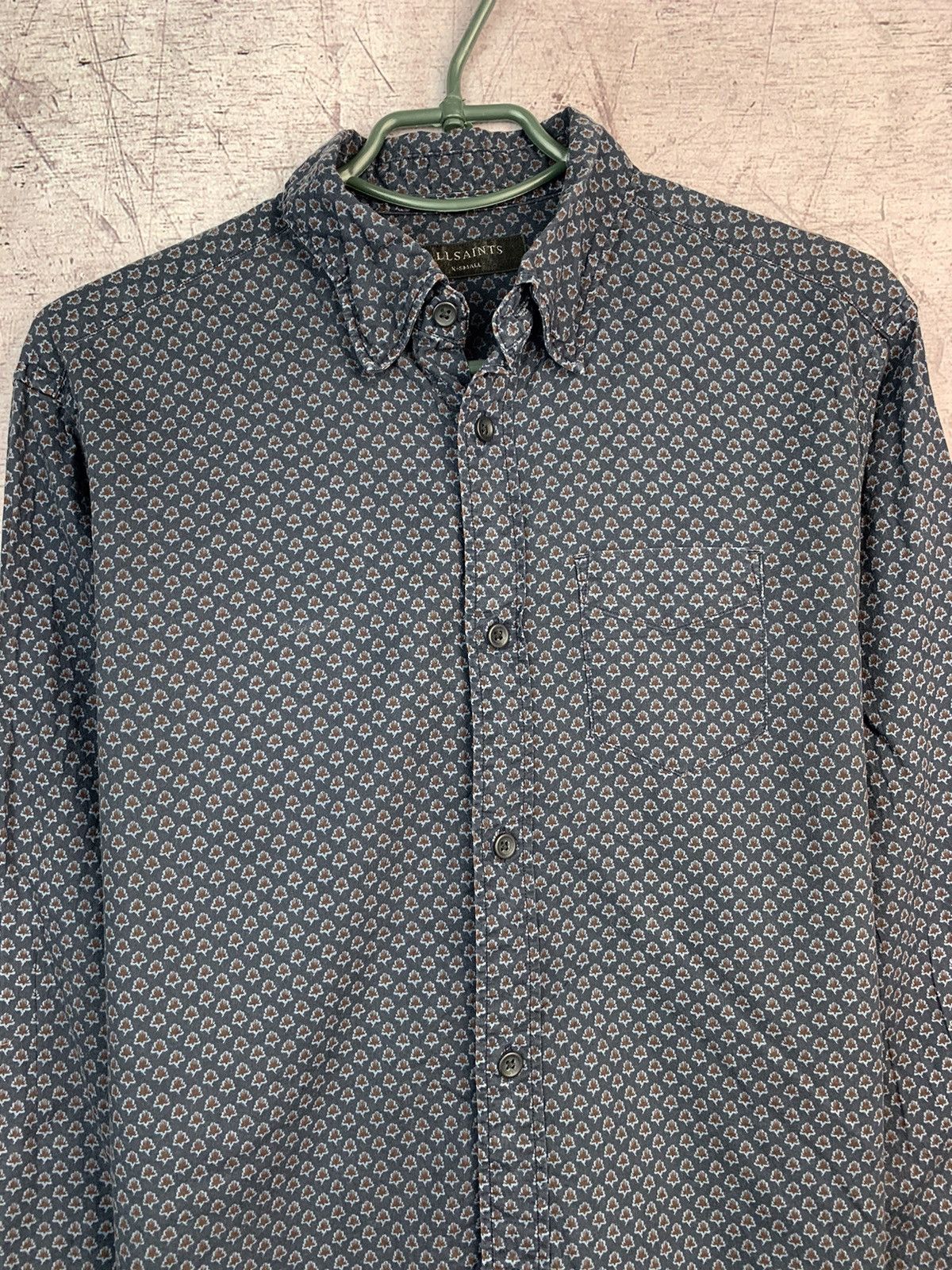 Allsaints Allsaints Mens Deaux Ling Sleeve Shirt Size US XS / EU 42 / 0 - 2 Thumbnail