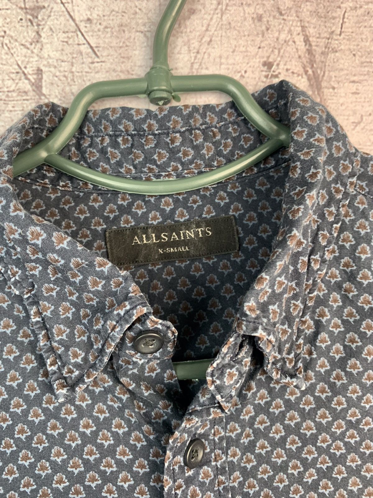 Allsaints Allsaints Mens Deaux Ling Sleeve Shirt Size US XS / EU 42 / 0 - 6 Thumbnail