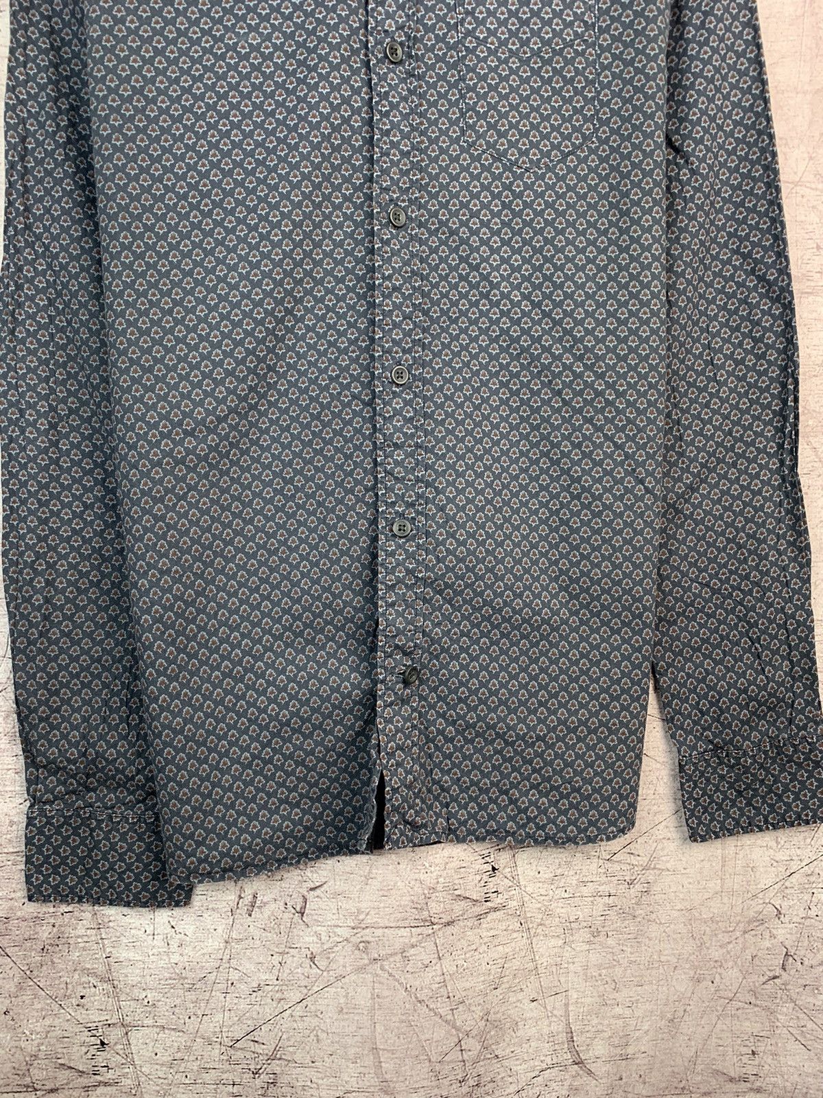 Allsaints Allsaints Mens Deaux Ling Sleeve Shirt Size US XS / EU 42 / 0 - 3 Thumbnail