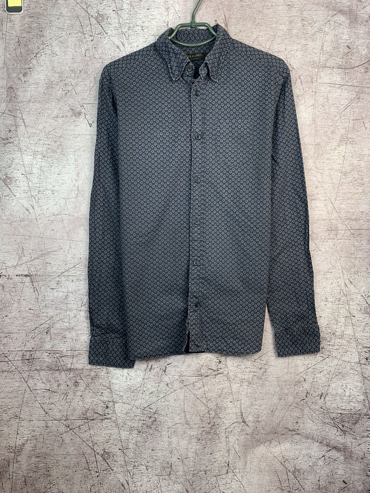 Allsaints Allsaints Mens Deaux Ling Sleeve Shirt Size US XS / EU 42 / 0 - 1 Thumbnail