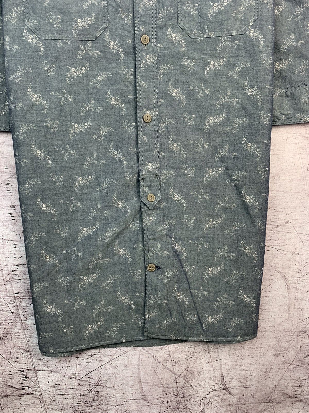 Allsaints AllSaints Mens Quincey Long SleeveShirt Size US M / EU 48-50 / 2 - 2 Thumbnail