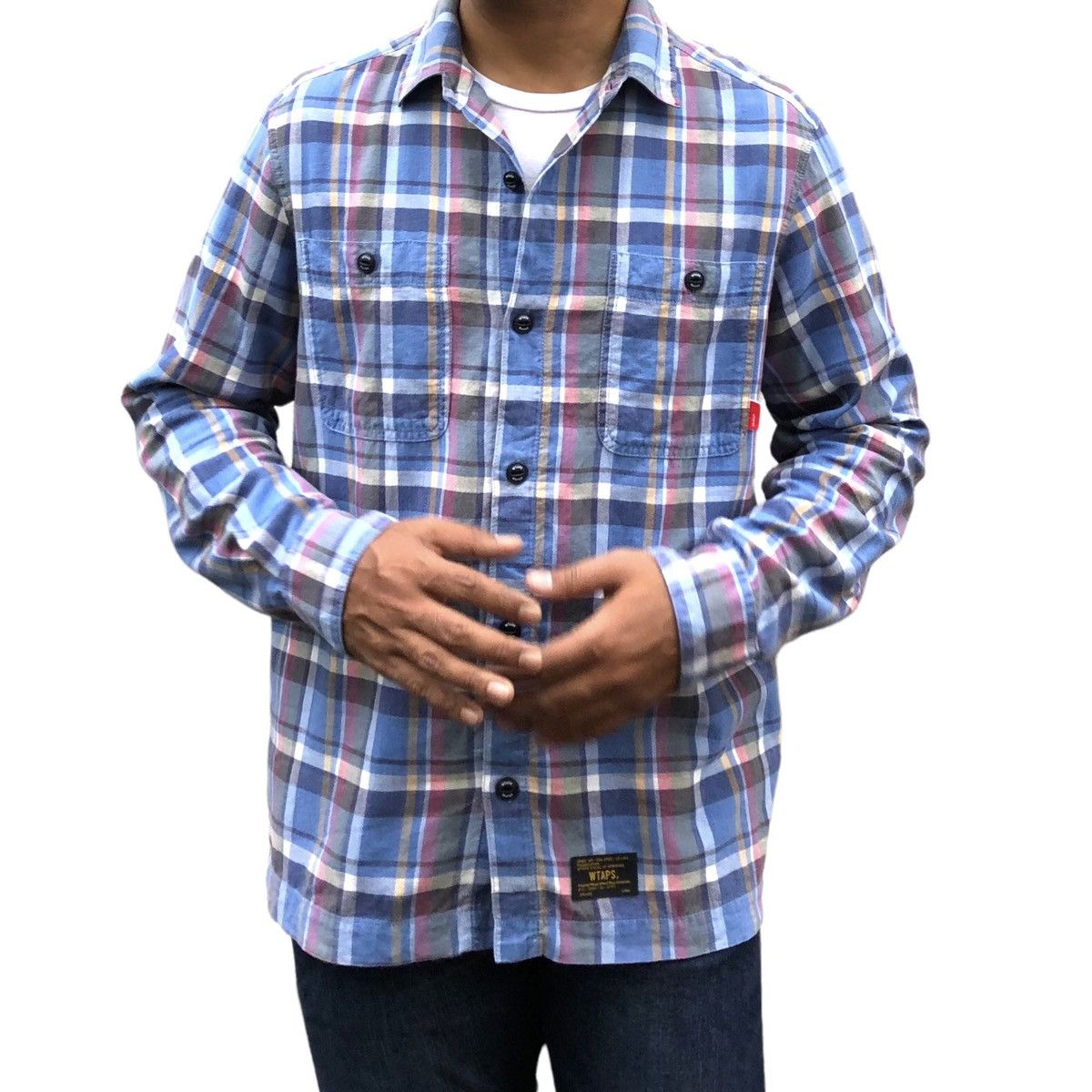 Wtaps WTAPS Casual Checked Plaid Long Sleeves Shirt Size US L / EU 52-54 / 3 - 2 Thumbnail