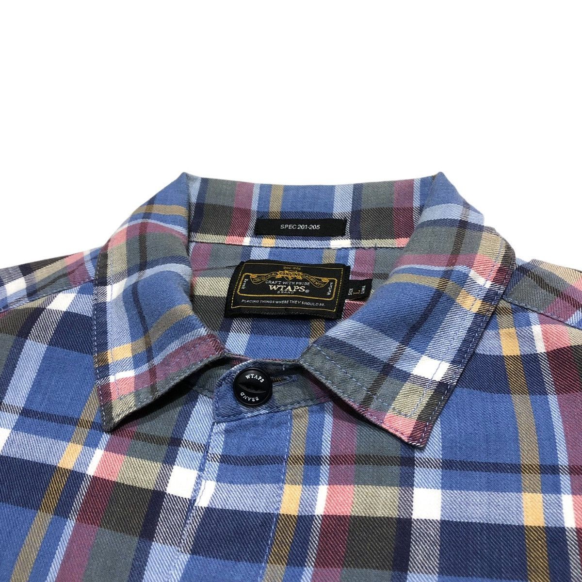 Wtaps WTAPS Casual Checked Plaid Long Sleeves Shirt Size US L / EU 52-54 / 3 - 7 Thumbnail