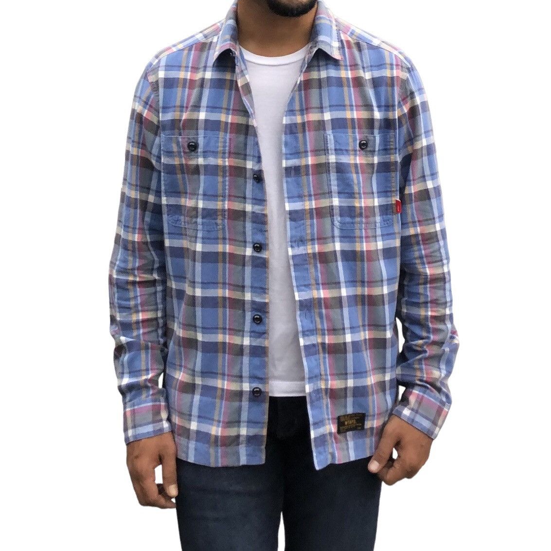 Wtaps WTAPS Casual Checked Plaid Long Sleeves Shirt Size US L / EU 52-54 / 3 - 1 Thumbnail