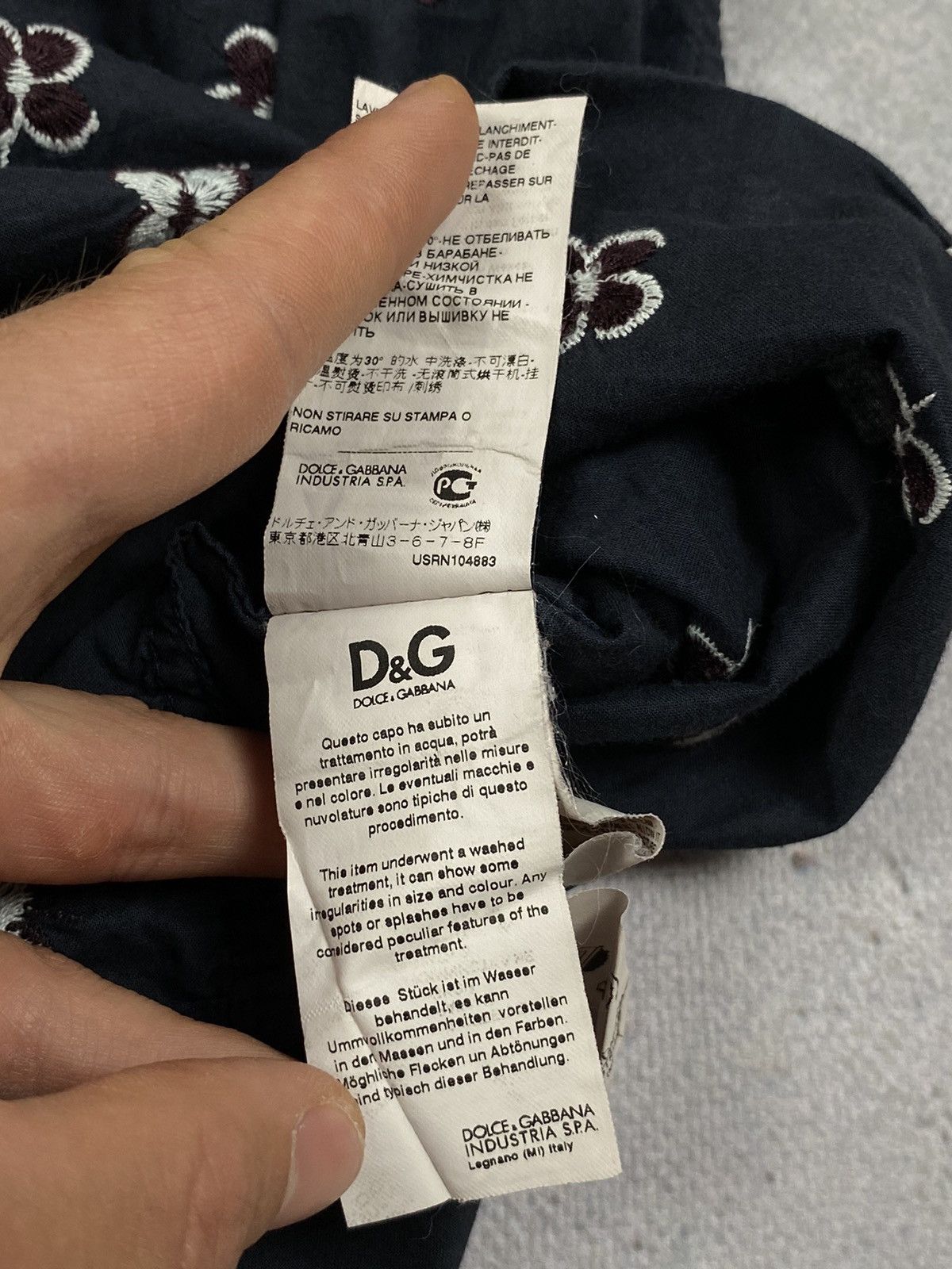 Dolce & Gabbana Dolce Gabbana shirt with flowers Size US M / EU 48-50 / 2 - 8 Thumbnail