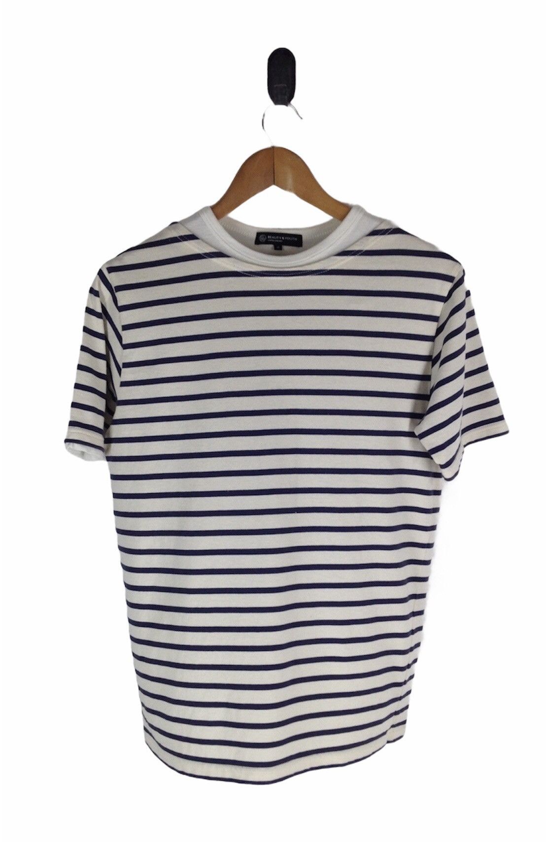 Beauty & Youth United Arrow Tee Design Stripes