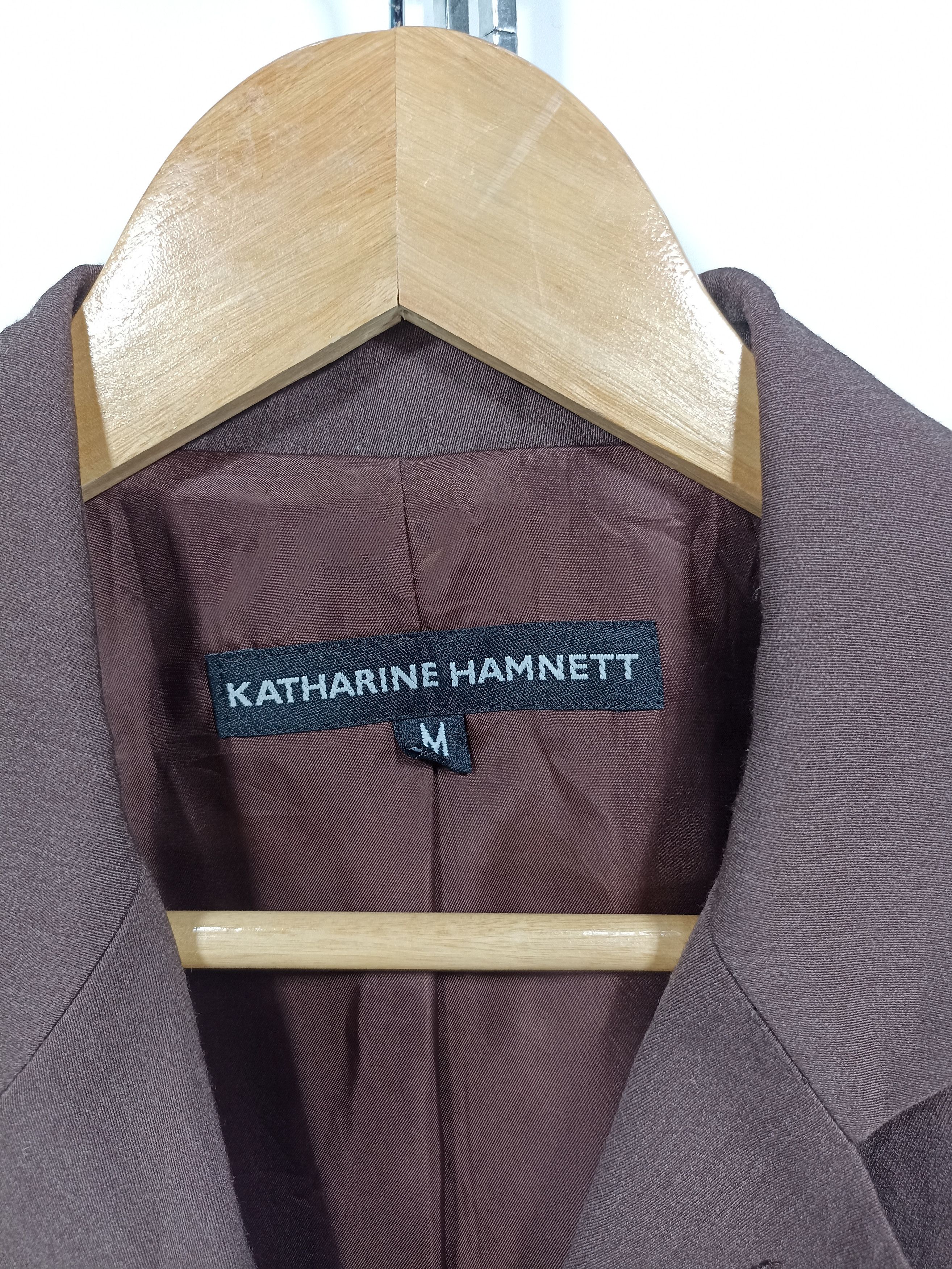 Designer × Katharine Hamnett London × Vintage Vintage katharine hamnett blazer Size M / US 6-8 / IT 42-44 - 3 Thumbnail