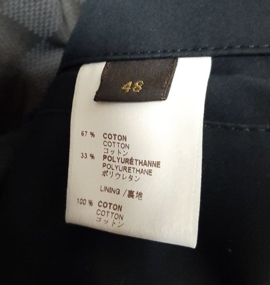 Louis Vuitton 🔵cropped waterproof mackintosh coat/hooded jacket navy blue Size US M / EU 48-50 / 2 - 10 Thumbnail