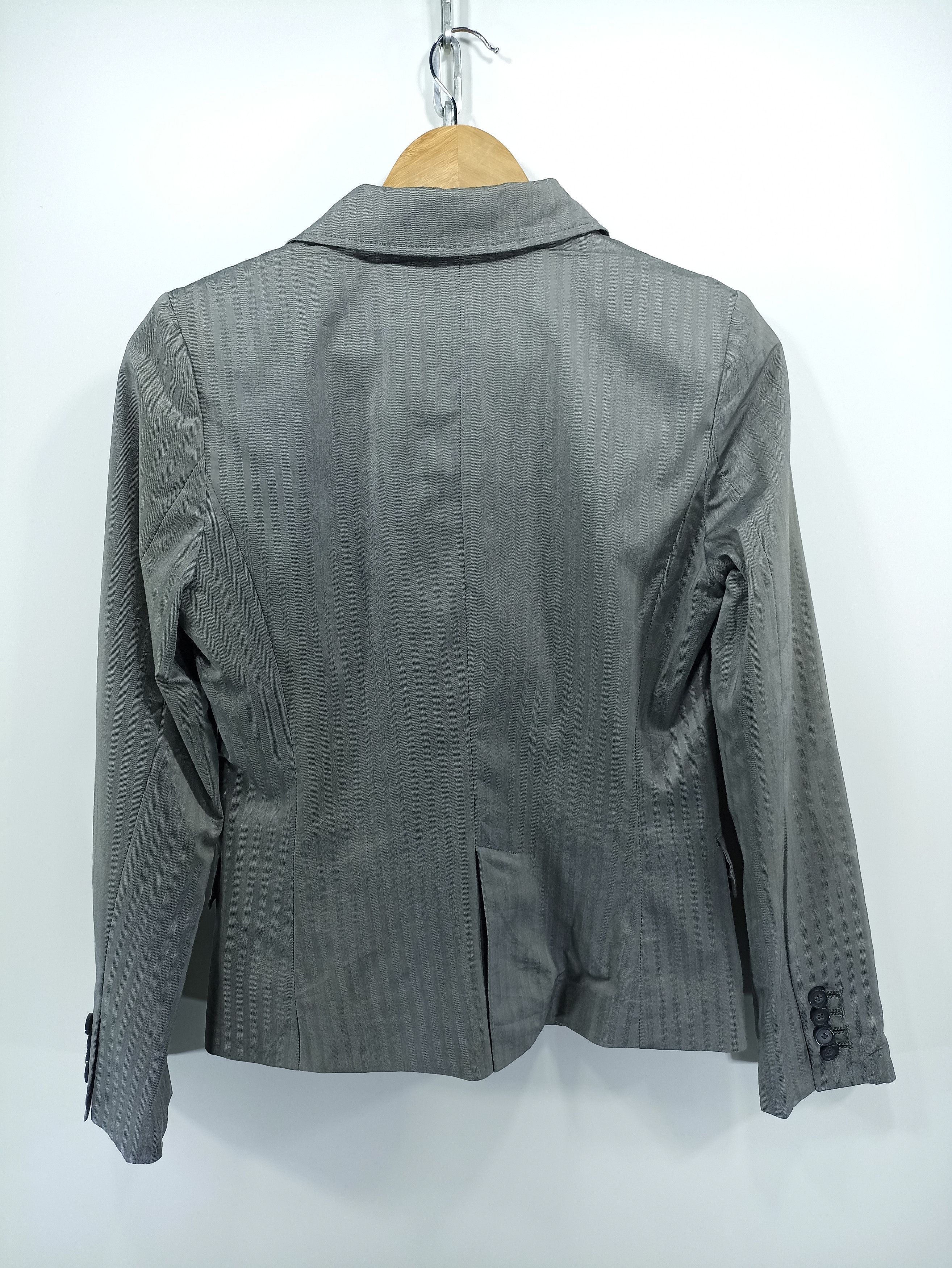 Japanese Brand × Vintage × Yohji Yamamoto Designer Ined Blazer jacket Size S / US 4 / IT 40 - 3 Thumbnail
