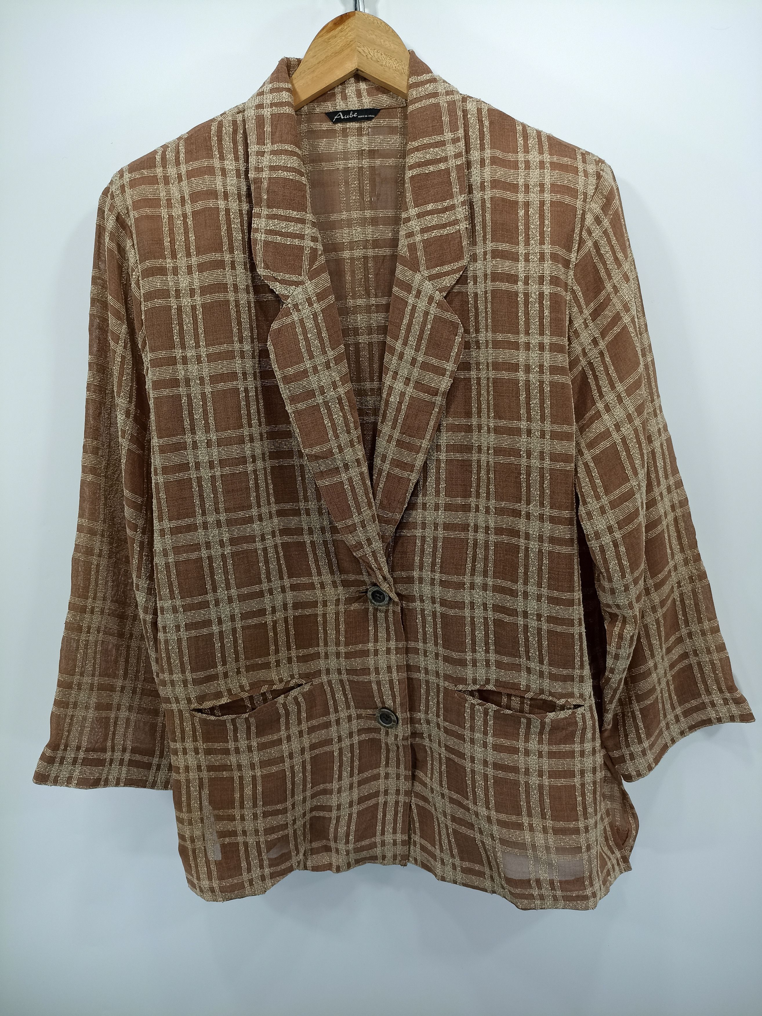 Designer × Japanese Brand × Vintage Vintage Aube mesh jacket made in japan Size US M / EU 48-50 / 2 - 1 Thumbnail