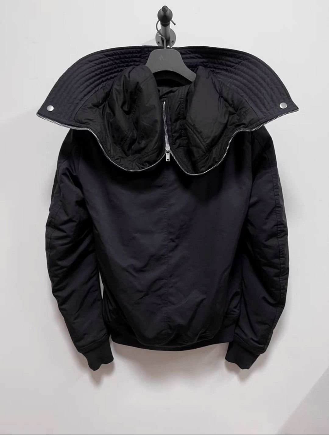 Rick Owens Rick Owens ro black bomber cotton jacket Size US S / EU 44-46 / 1 - 3 Thumbnail