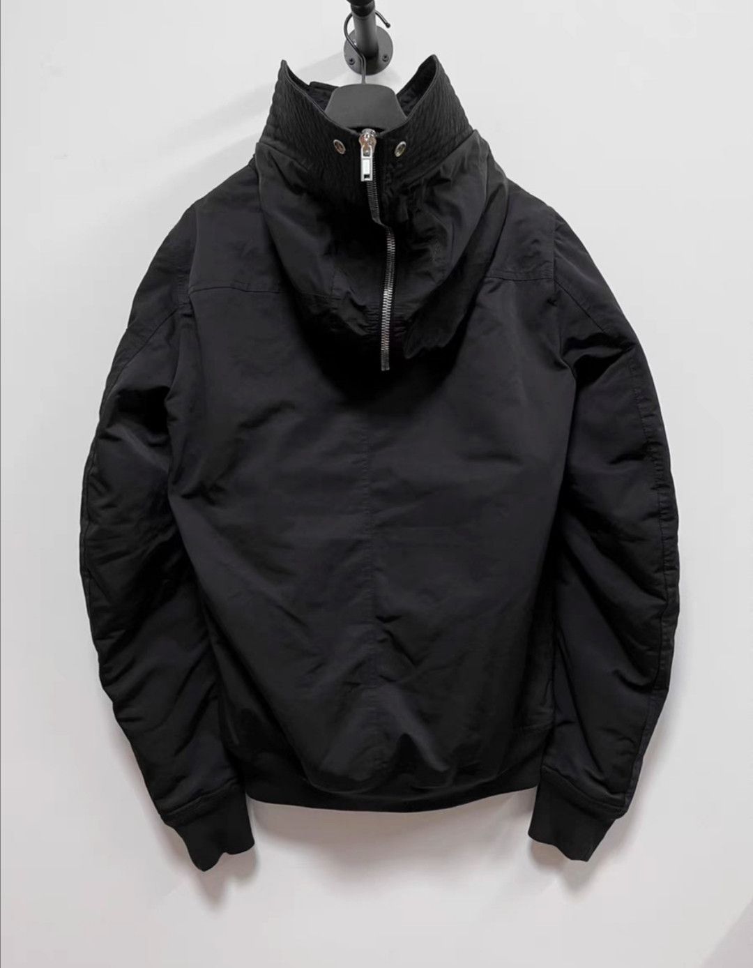 Rick Owens Rick Owens ro black bomber cotton jacket Size US S / EU 44-46 / 1 - 2 Thumbnail