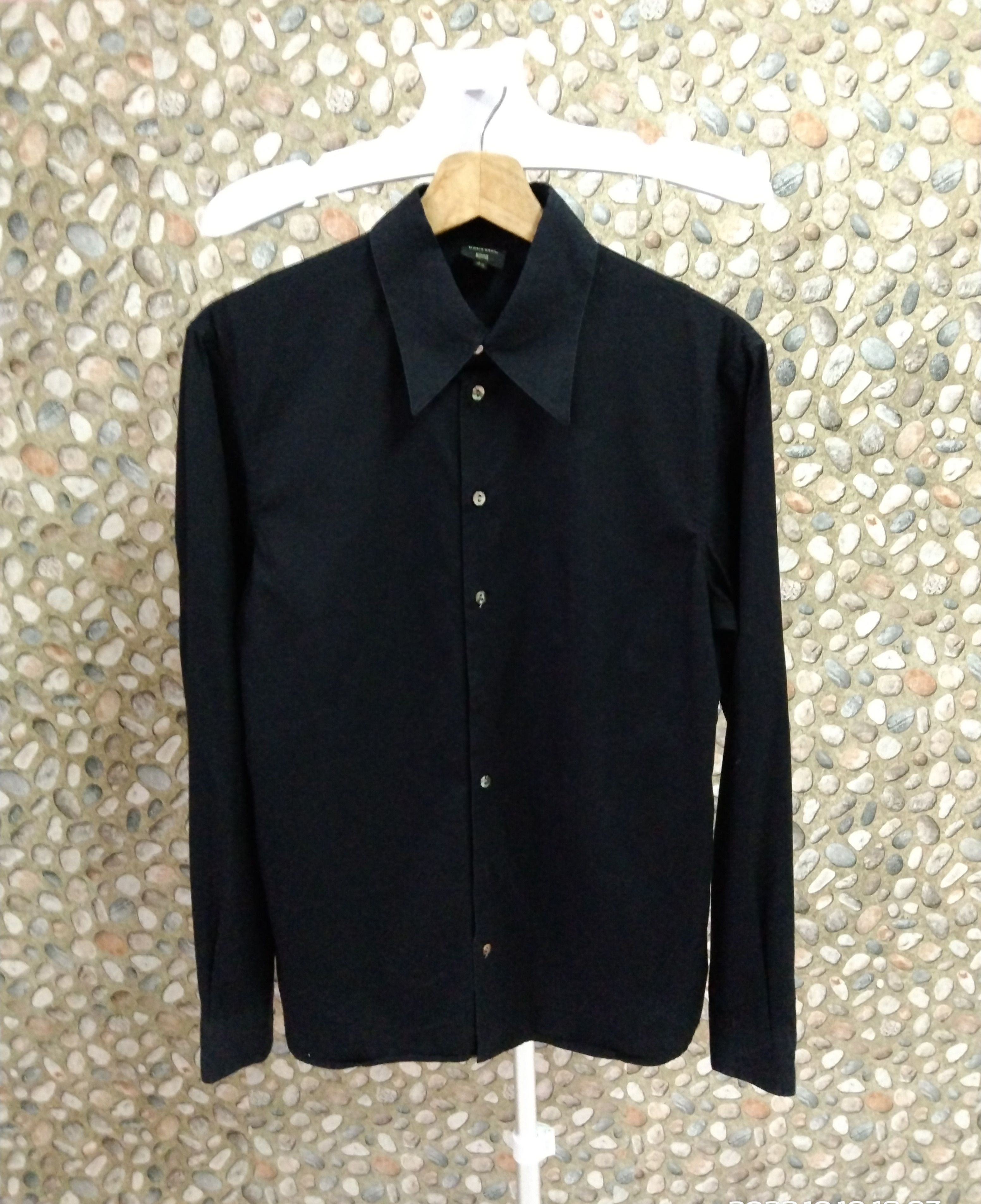 image of Grailog Jean Paul Gaultier Homme Black Button Up, Men's (Size Medium)