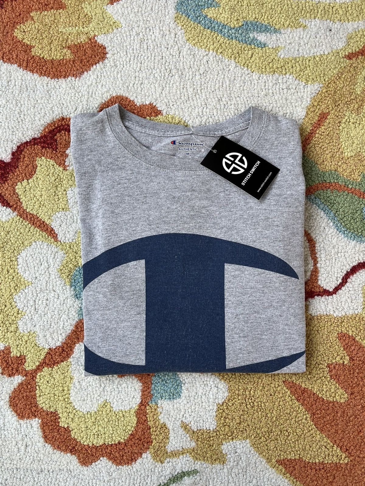 Champion × Supreme Supreme x Champion LS Tee SS17 Heather Grey Size US M / EU 48-50 / 2 - 7 Thumbnail