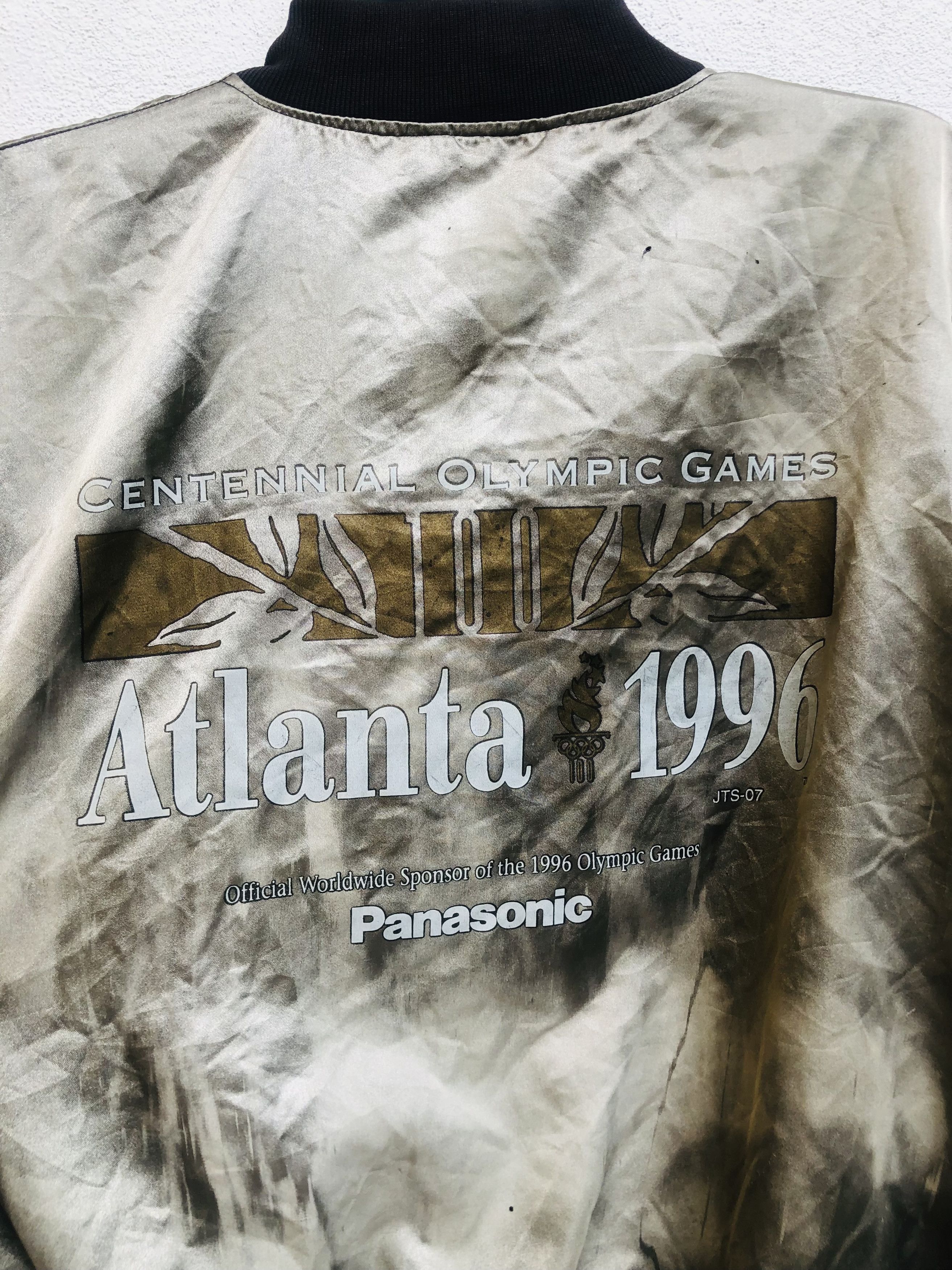 Japanese Brand × Vintage Vintage Olympic Atlanta 1996 Sweater Designer Fashion Size US L / EU 52-54 / 3 - 3 Thumbnail