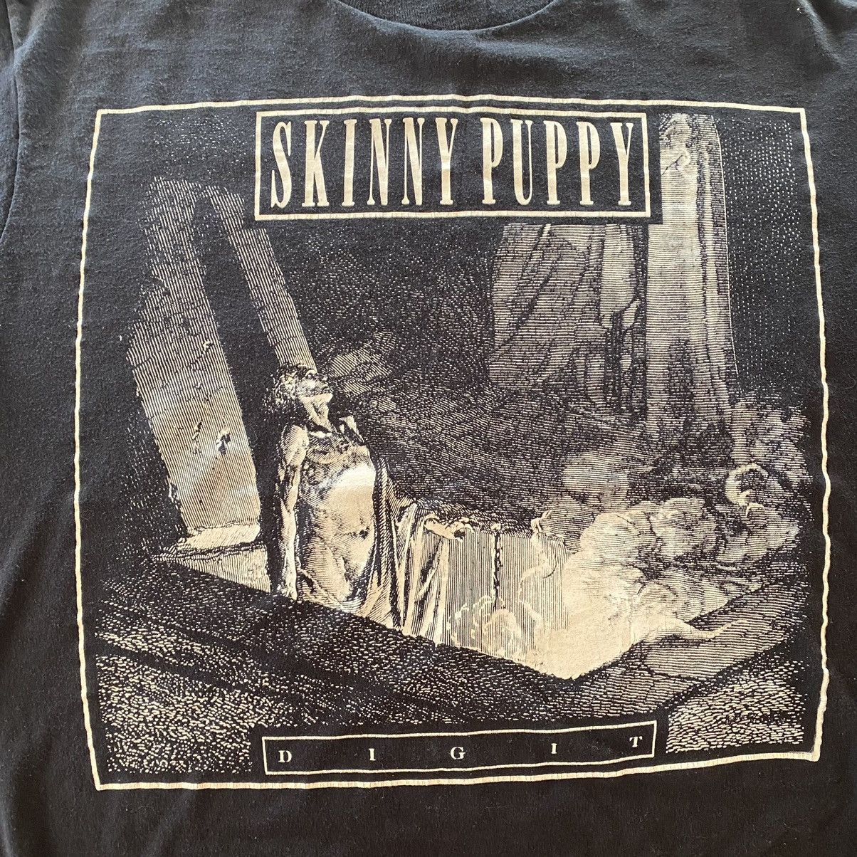 Band Tees × Vintage Rare Vintage 80s Skinny Puppy – Dig It Size US L / EU 52-54 / 3 - 2 Thumbnail