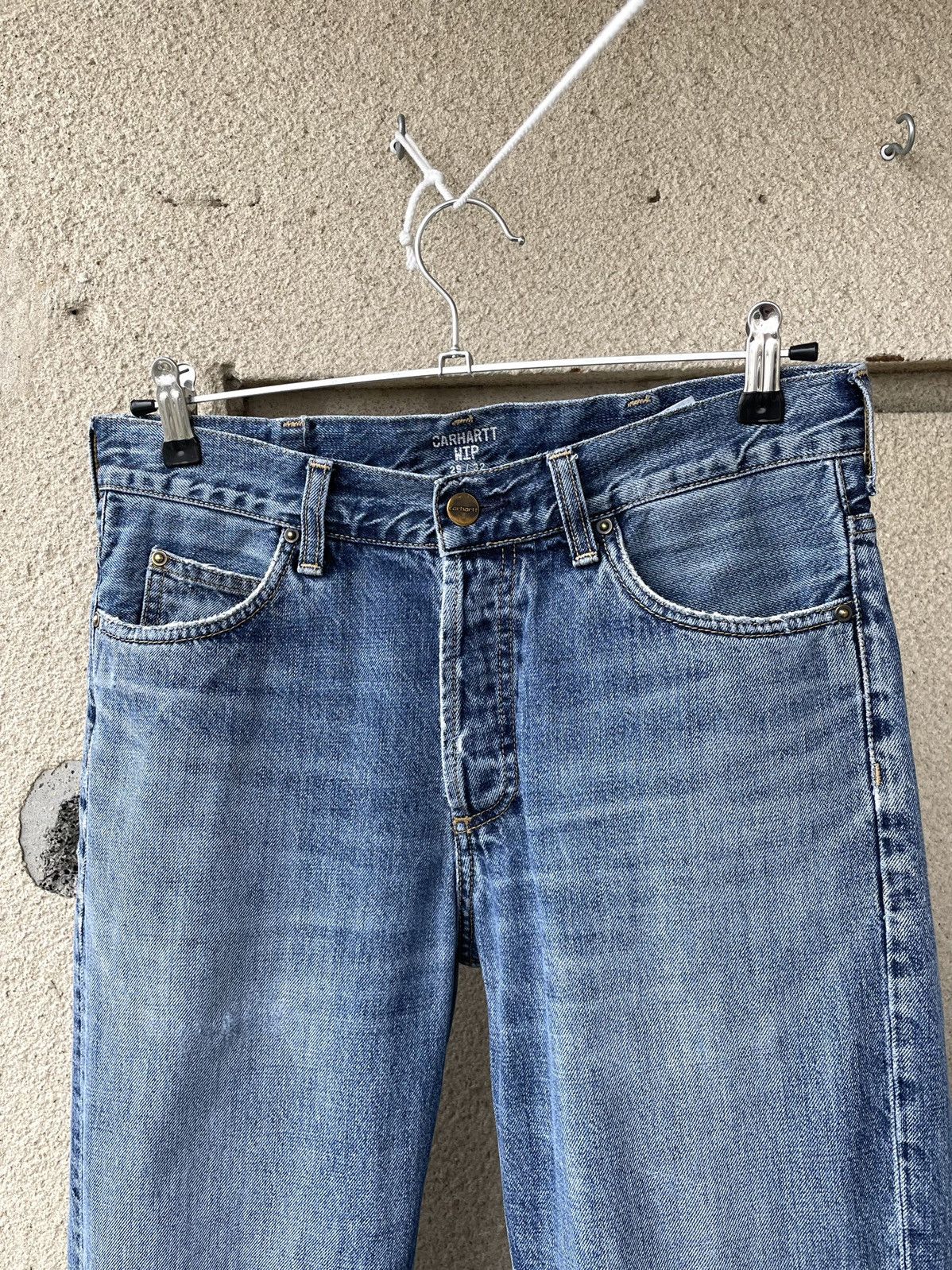 Carhartt Vintage Carhartt WIP Distressed Marlow Pant Denim Jeans Size US 29 - 15 Thumbnail