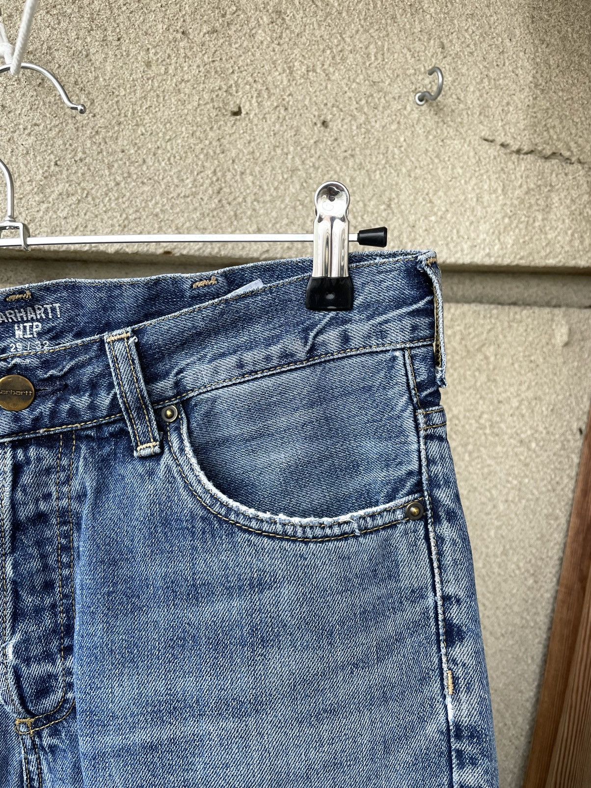Carhartt Vintage Carhartt WIP Distressed Marlow Pant Denim Jeans Size US 29 - 21 Thumbnail