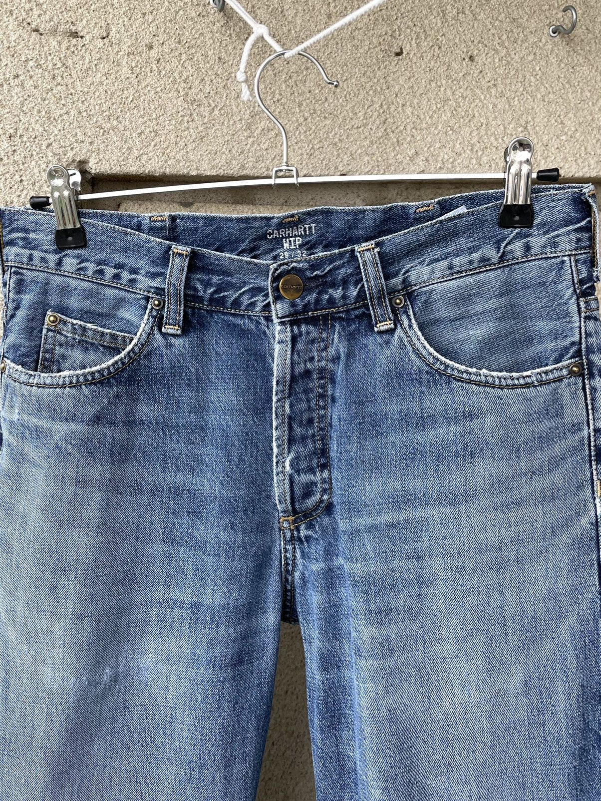 Carhartt Vintage Carhartt WIP Distressed Marlow Pant Denim Jeans Size US 29 - 19 Thumbnail
