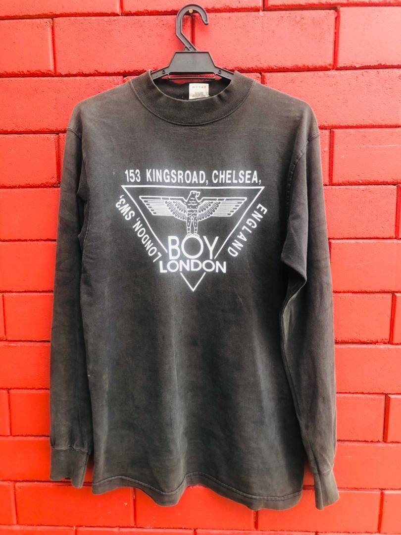 Boy London × Japanese Brand × Vintage Vintage Boy London Big Logo Streetwear fashion Style Size US M / EU 48-50 / 2 - 1 Thumbnail