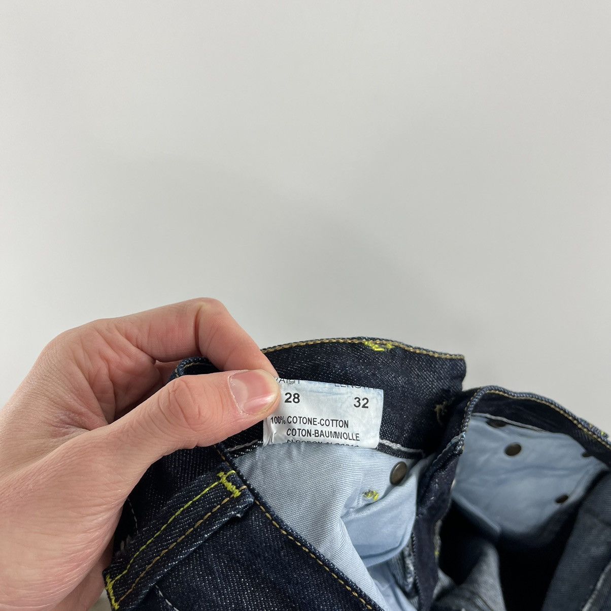 Japanese Brand Replay Denim Woman’s Jeans RRP 194,99€ Beads Logo Size 28/32 Size 28" / US 6 / IT 42 - 11 Thumbnail