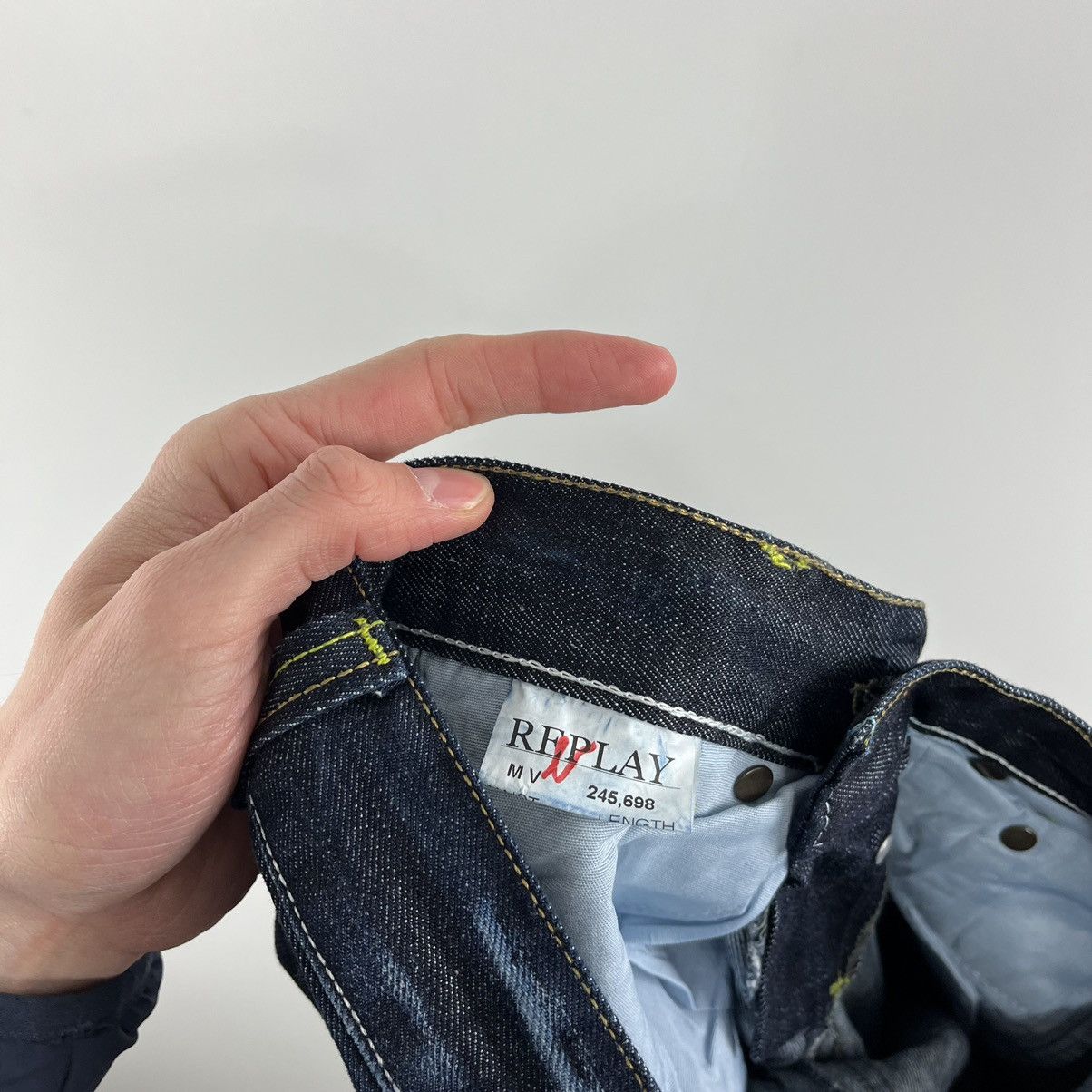 Japanese Brand Replay Denim Woman’s Jeans RRP 194,99€ Beads Logo Size 28/32 Size 28" / US 6 / IT 42 - 10 Thumbnail