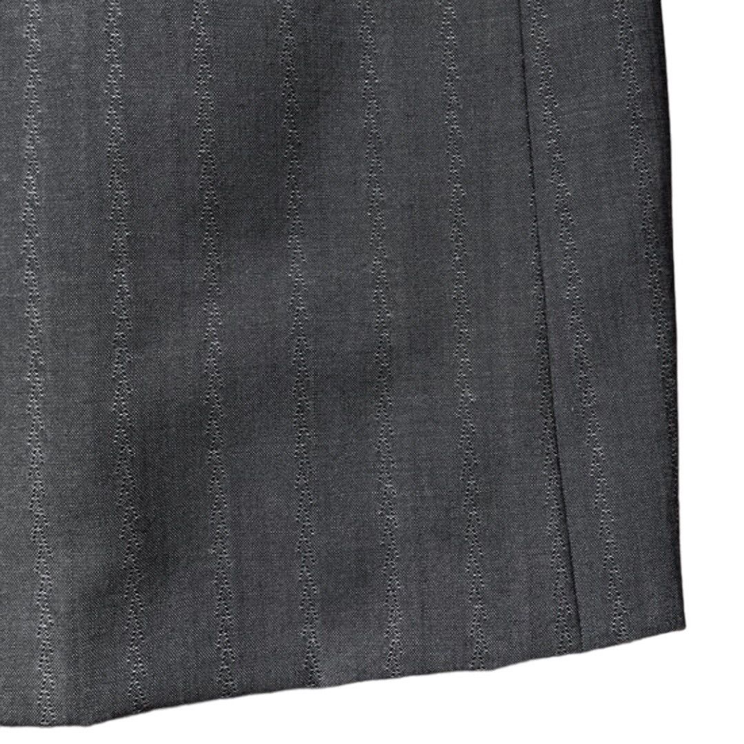 Prada 🔵wool/silk pinstriped tailored blazer dark grey Size 52R - 6 Thumbnail